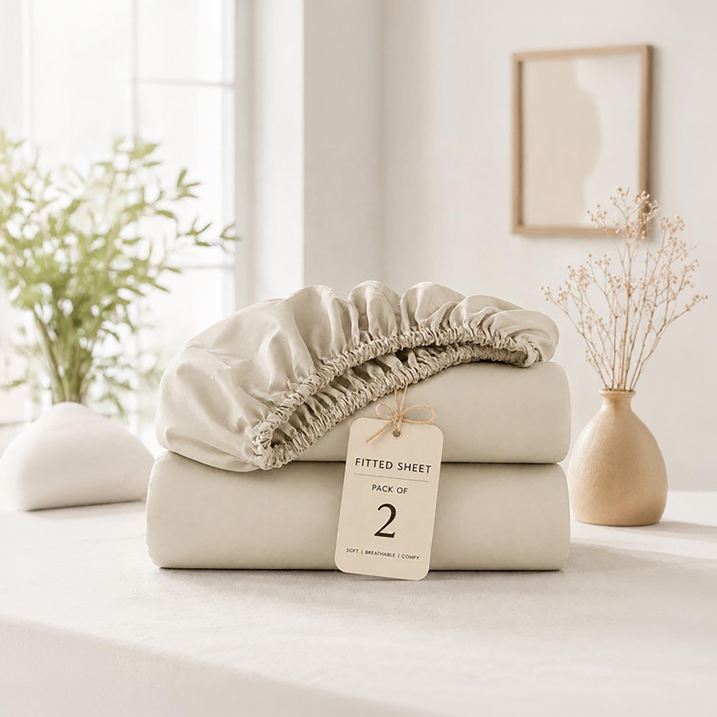 Donetella Modern Hypoallergenic King Fitted Sheet - 180X200Cm-household-bedding-sheetsandpillowcases-fittedsheets-image-8
