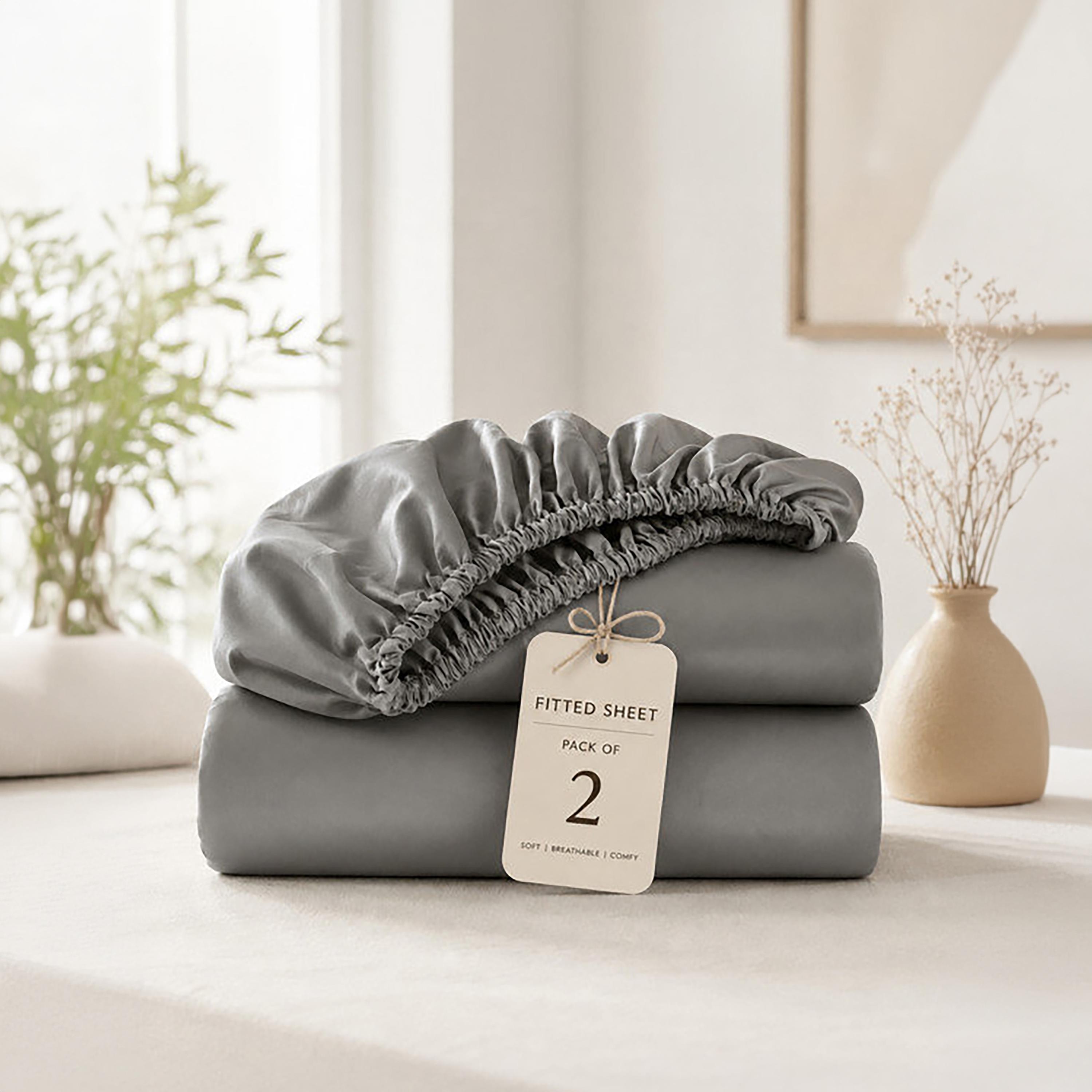 Donetella Modern Hypoallergenic King Fitted Sheet - 180X200Cm-household-bedding-sheetsandpillowcases-fittedsheets-image-8