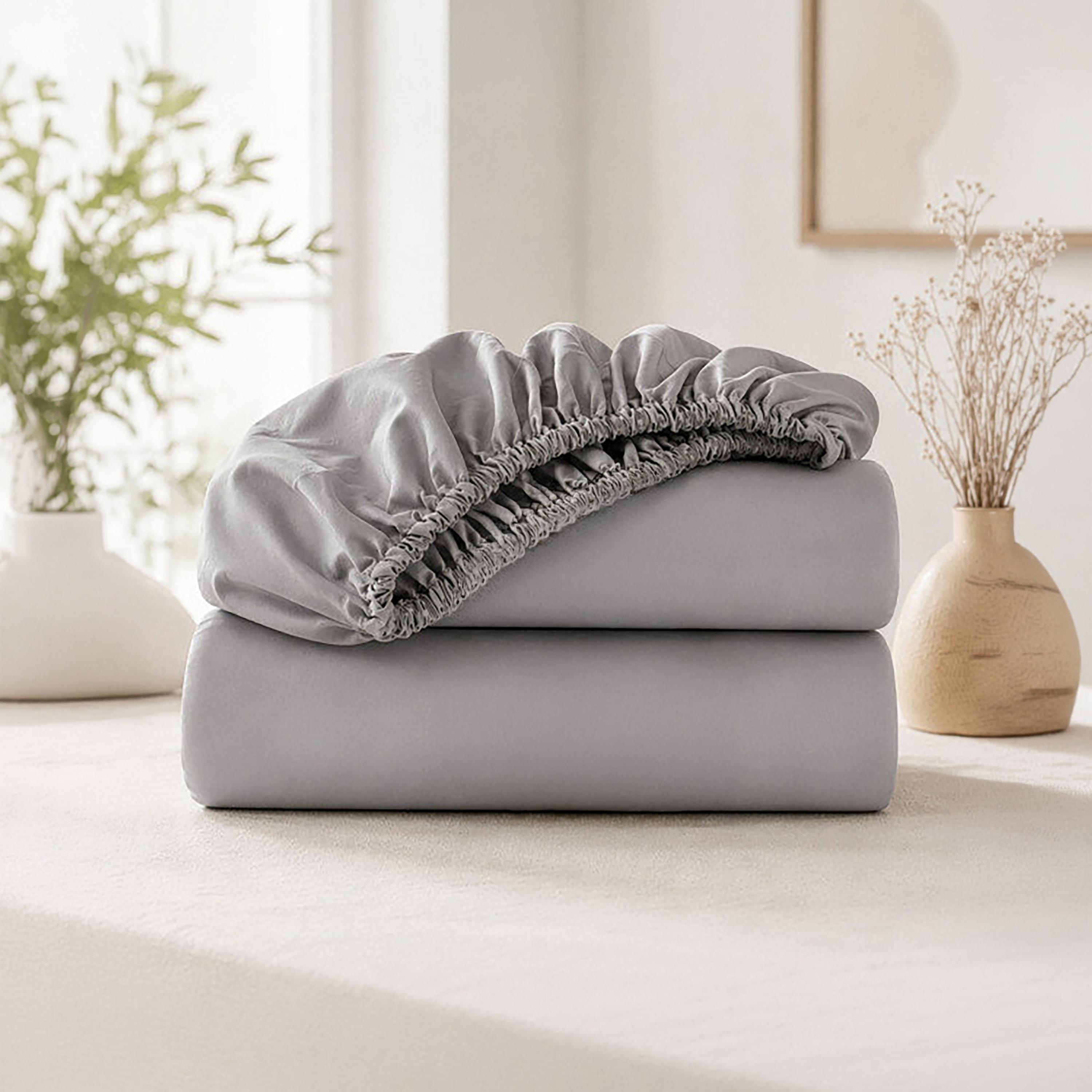 Donetella Modern Hypoallergenic King Fitted Sheet - 180X200Cm-household-bedding-sheetsandpillowcases-fittedsheets-image-1