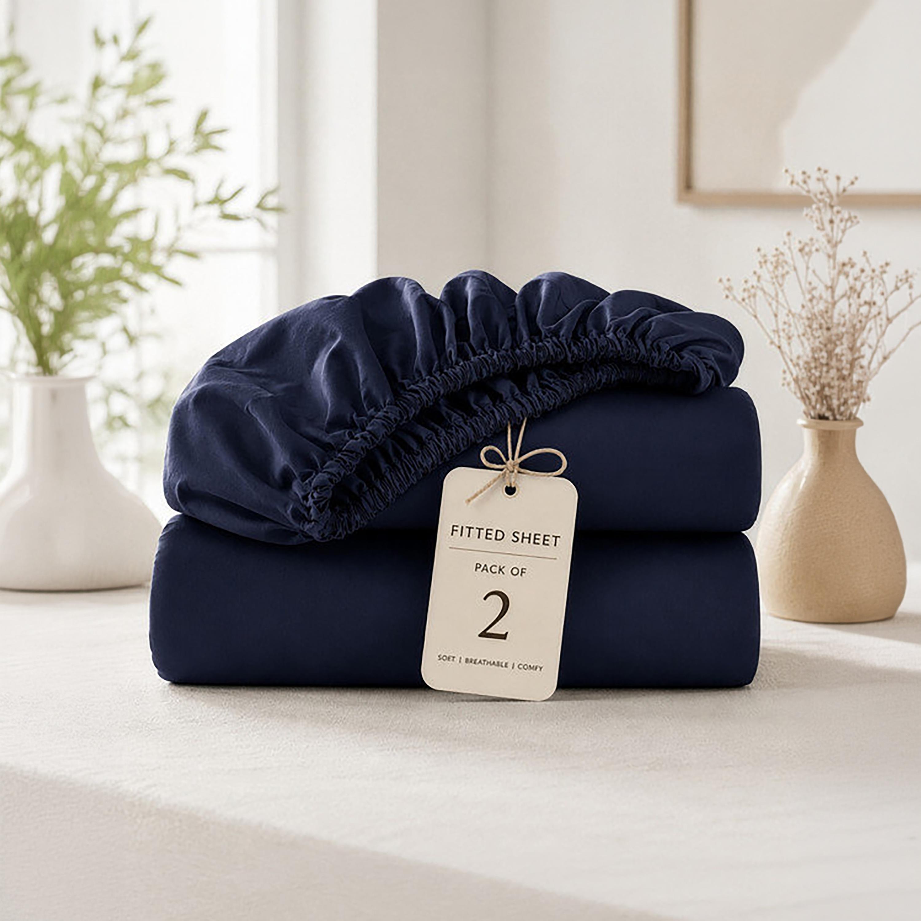 Donetella Modern Hypoallergenic King Fitted Sheet - 180X200Cm-household-bedding-sheetsandpillowcases-fittedsheets-image-8