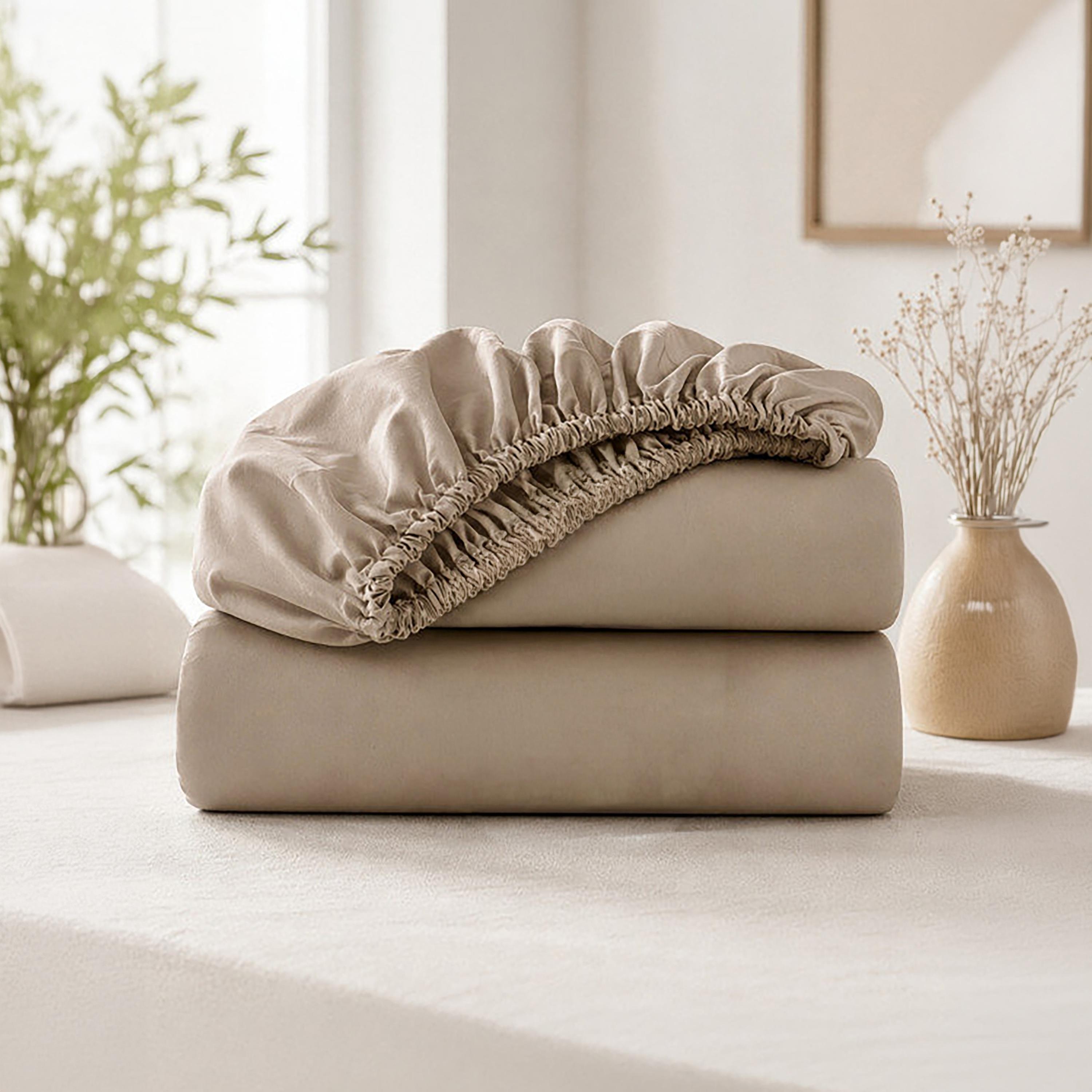 Donetella Modern Hypoallergenic King Fitted Sheet - 180X200Cm-household-bedding-sheetsandpillowcases-fittedsheets-image-1