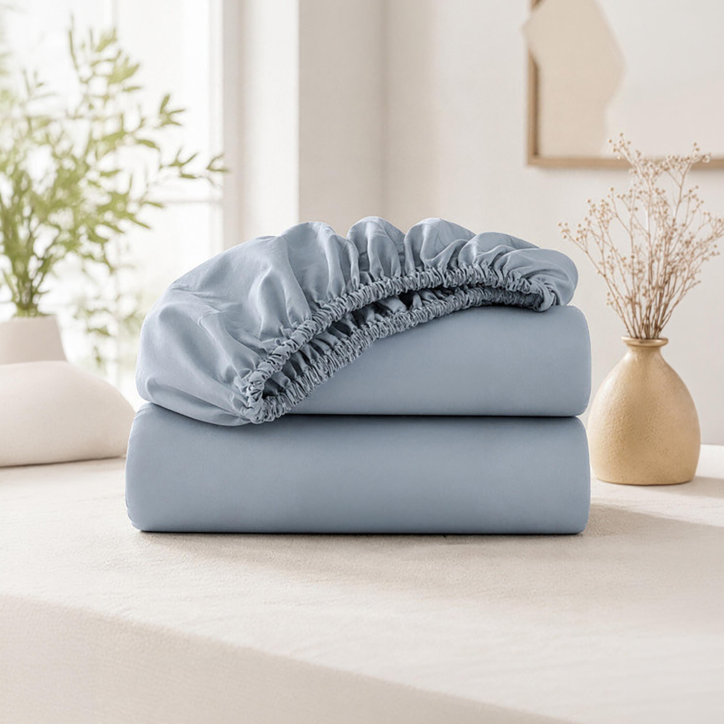 Donetella Modern Hypoallergenic King Fitted Sheet - 180X200Cm-household-bedding-sheetsandpillowcases-fittedsheets-image-1