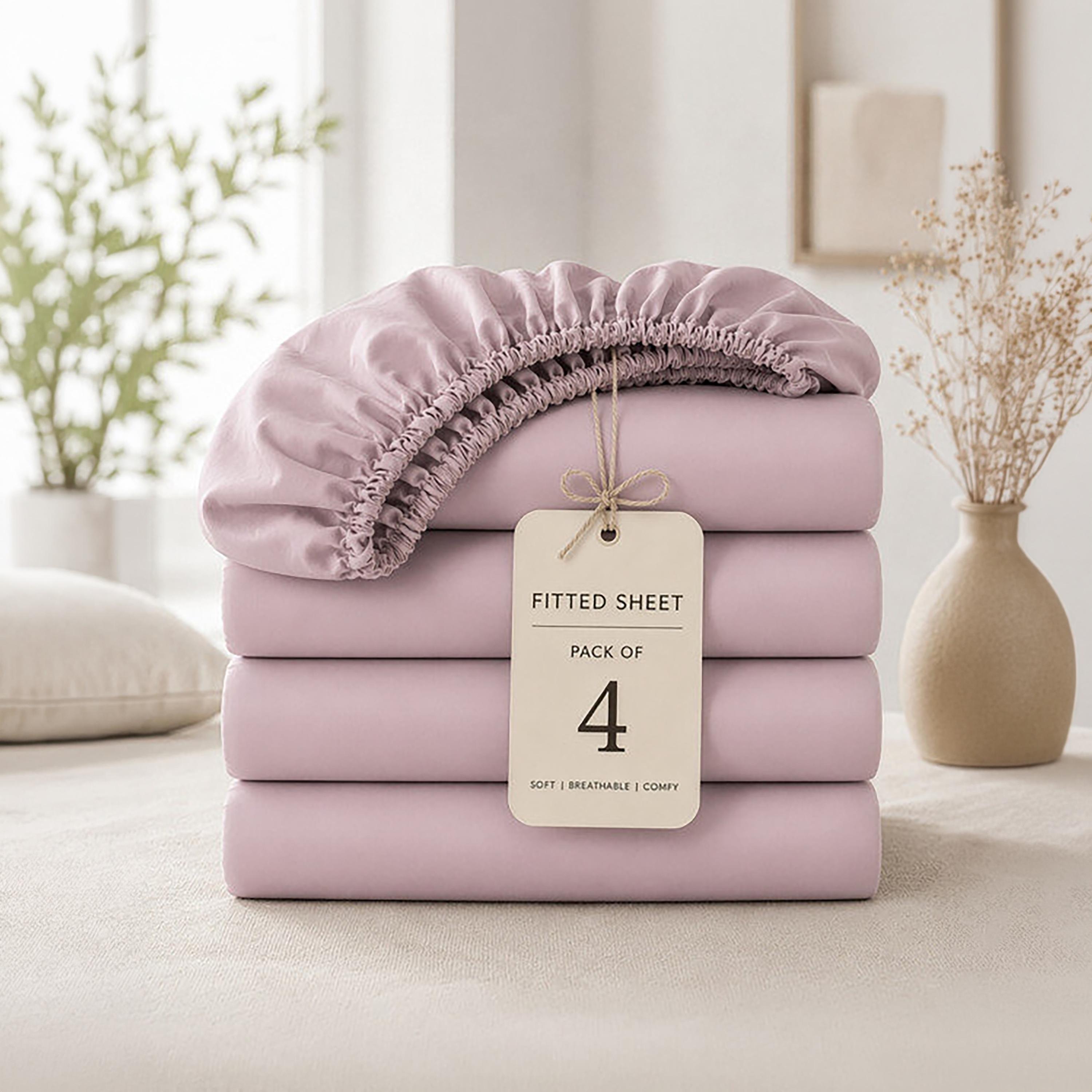 Donetella Modern Hypoallergenic King Fitted Sheet - 180X200Cm-household-bedding-sheetsandpillowcases-fittedsheets-image-8