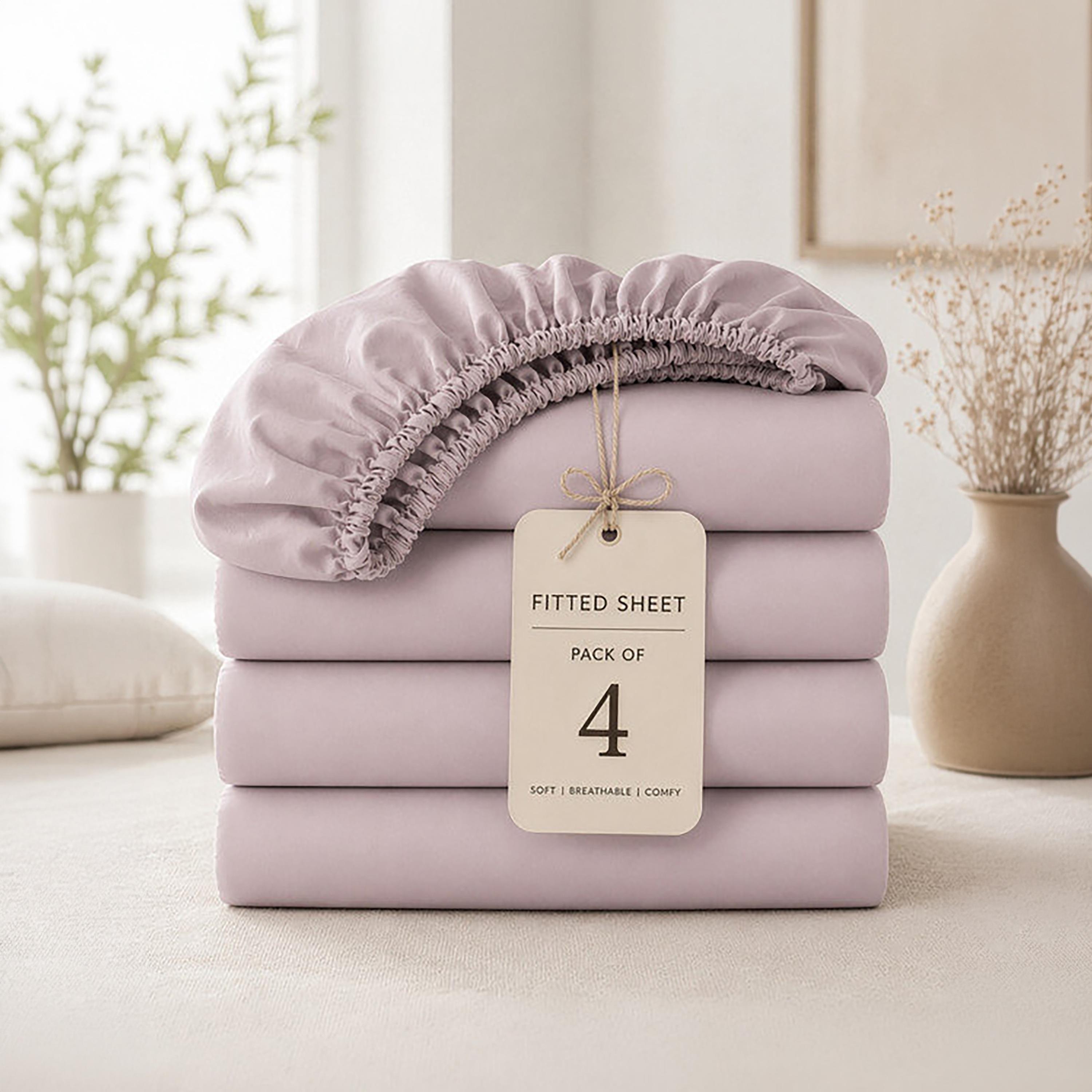Donetella Modern Hypoallergenic King Fitted Sheet - 180X200Cm-household-bedding-sheetsandpillowcases-fittedsheets-image-8