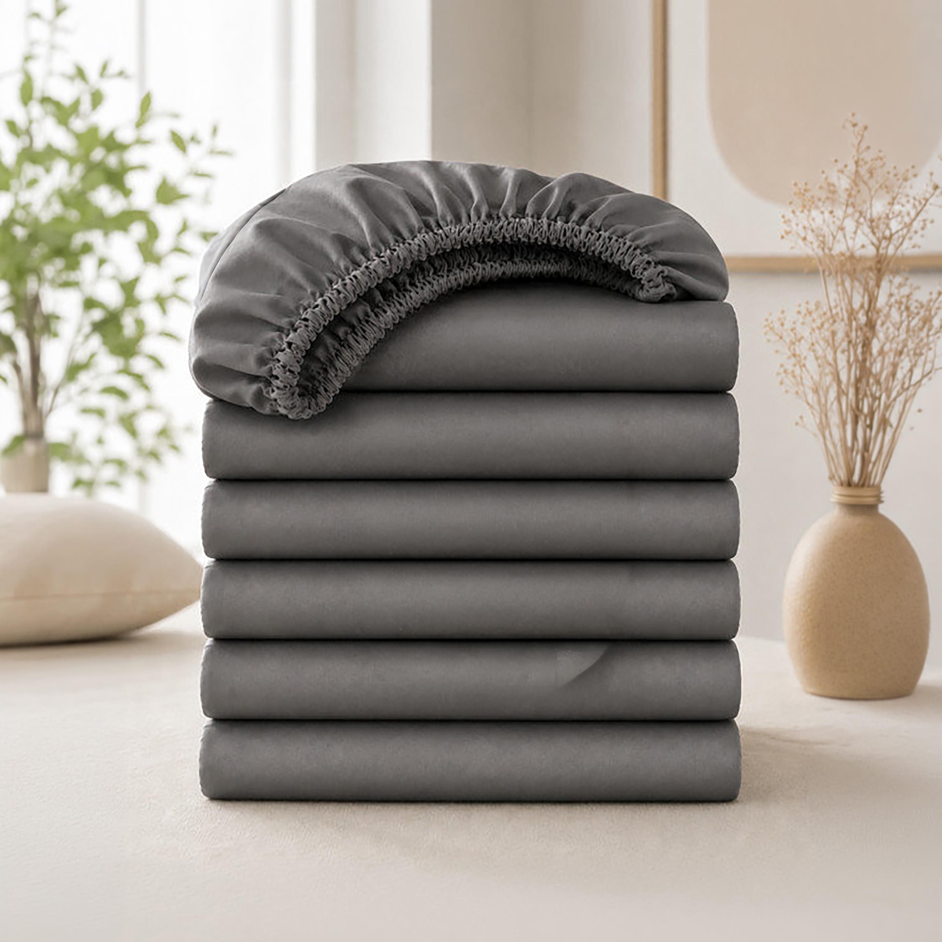 Donetella Modern Hypoallergenic King Fitted Sheet - 180X200Cm-household-bedding-sheetsandpillowcases-fittedsheets-image-1