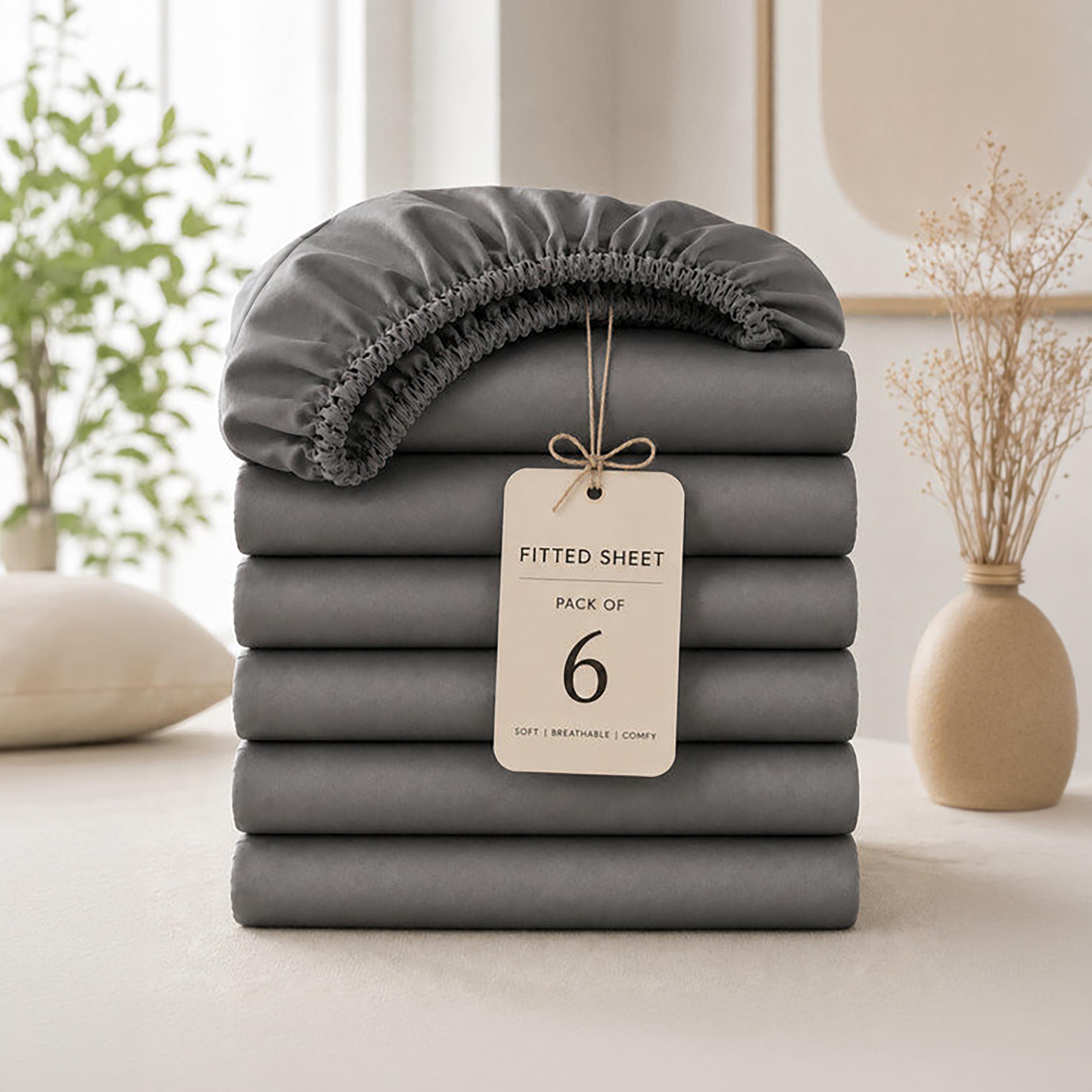 Donetella Modern Hypoallergenic King Fitted Sheet - 180X200Cm-household-bedding-sheetsandpillowcases-fittedsheets-image-8
