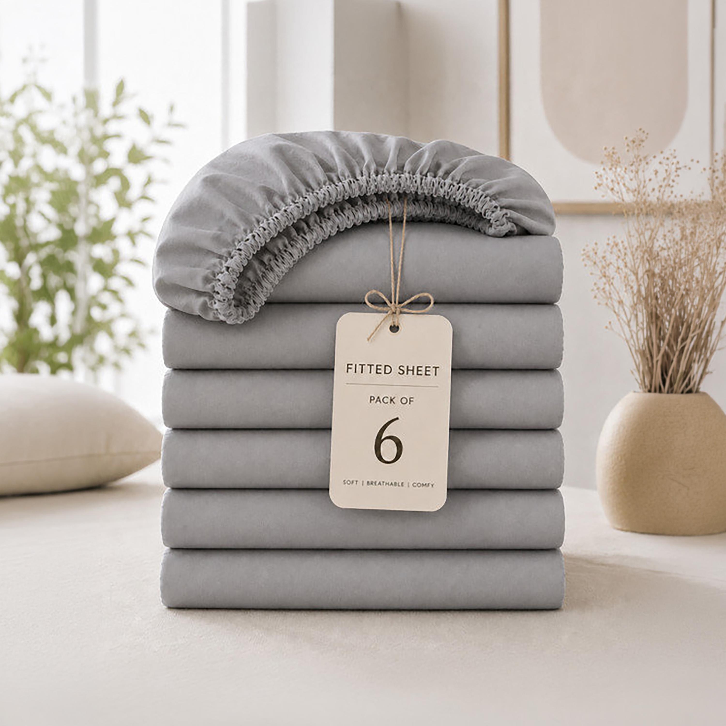 Donetella Modern Hypoallergenic King Fitted Sheet - 180X200Cm-household-bedding-sheetsandpillowcases-fittedsheets-image-8