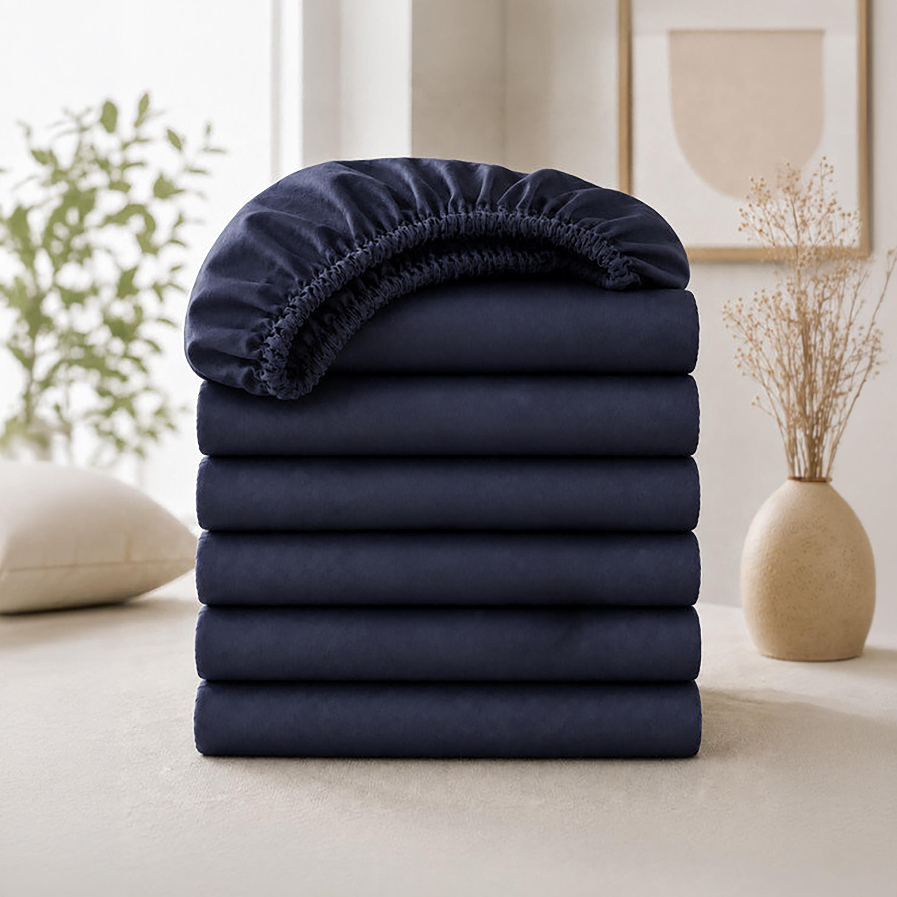 Donetella Modern Hypoallergenic King Fitted Sheet - 180X200Cm-household-bedding-sheetsandpillowcases-fittedsheets-image-1