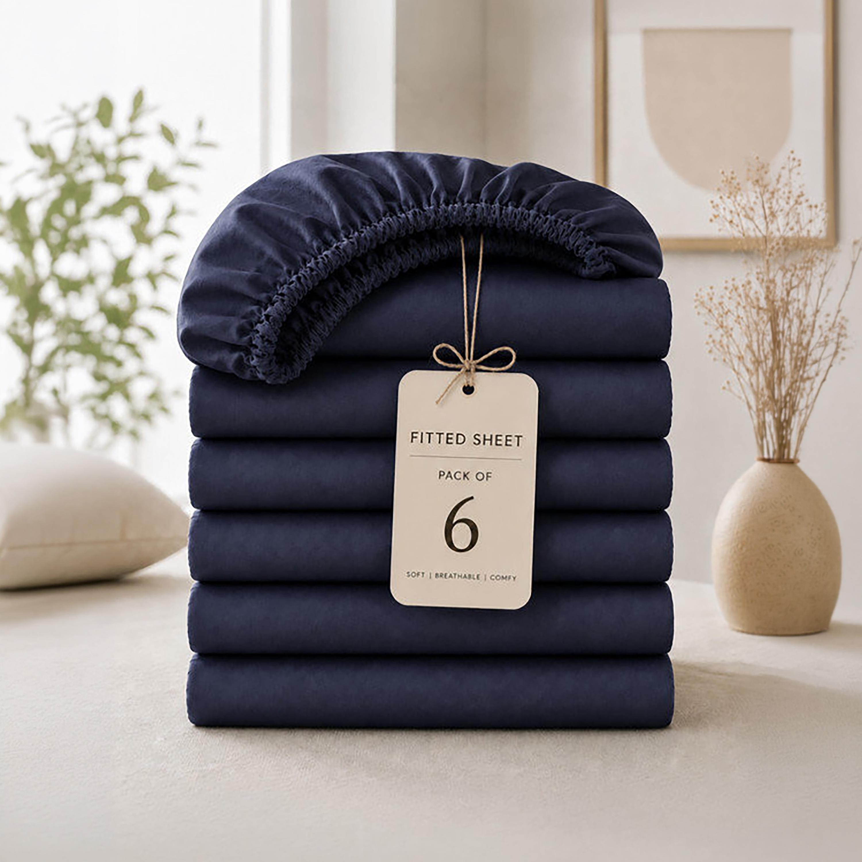 Donetella Modern Hypoallergenic King Fitted Sheet - 180X200Cm-household-bedding-sheetsandpillowcases-fittedsheets-image-8