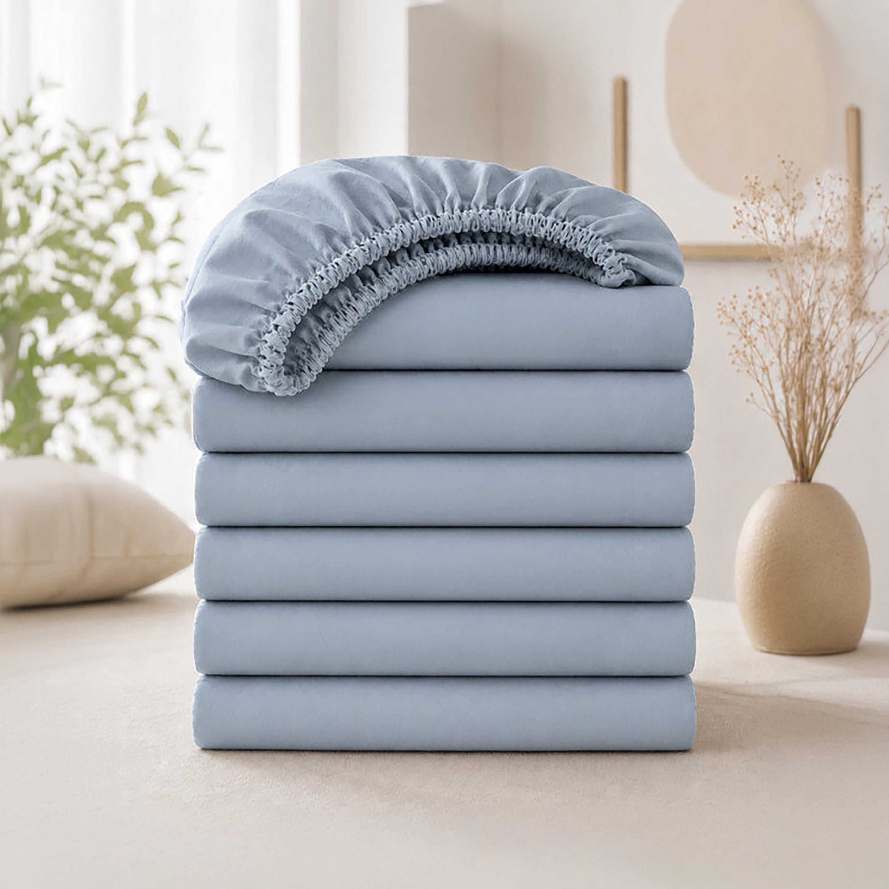 Donetella Modern Hypoallergenic King Fitted Sheet - 180X200Cm-household-bedding-sheetsandpillowcases-fittedsheets-image-1