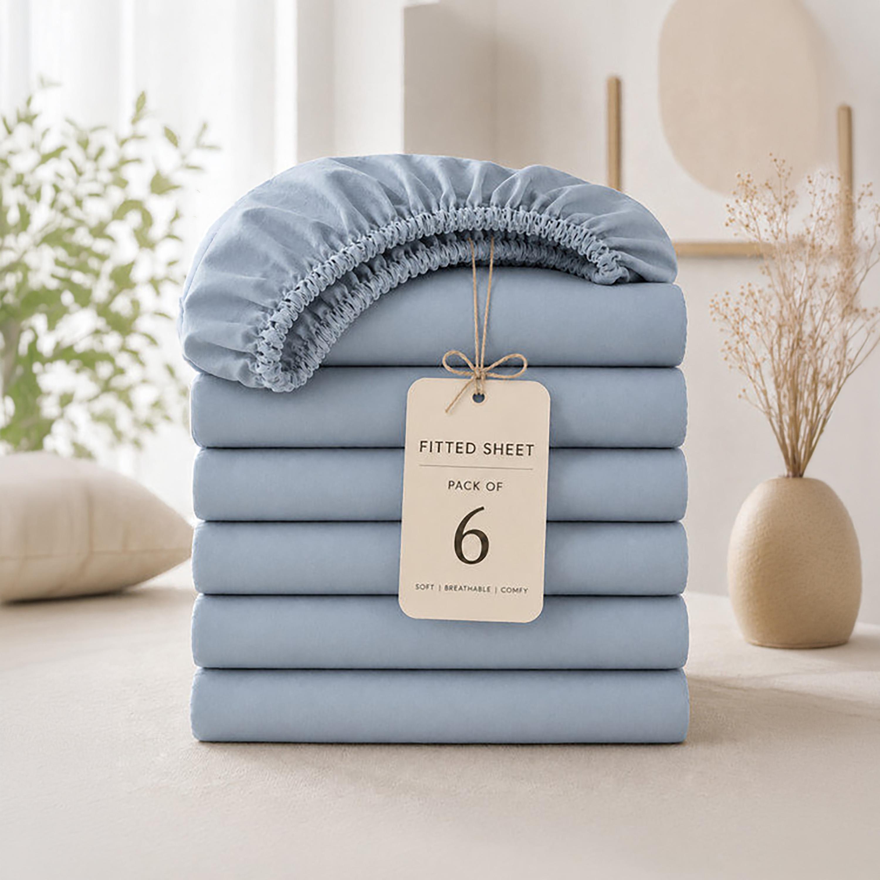 Donetella Modern Hypoallergenic King Fitted Sheet - 180X200Cm-household-bedding-sheetsandpillowcases-fittedsheets-image-8