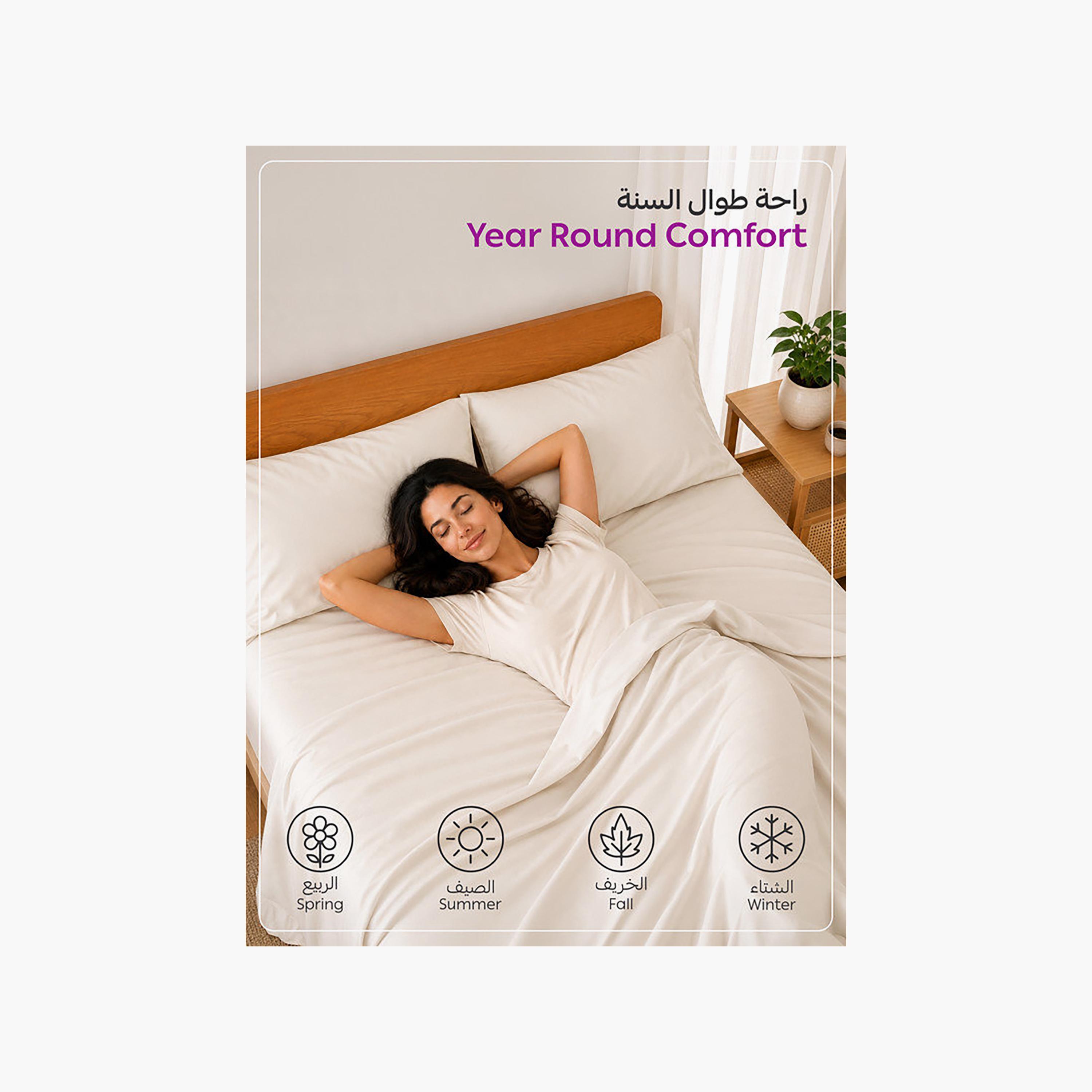 Donetella Modern Hypoallergenic Super King Fitted Sheet - 200X200Cm-household-bedding-sheetsandpillowcases-fittedsheets-image-6