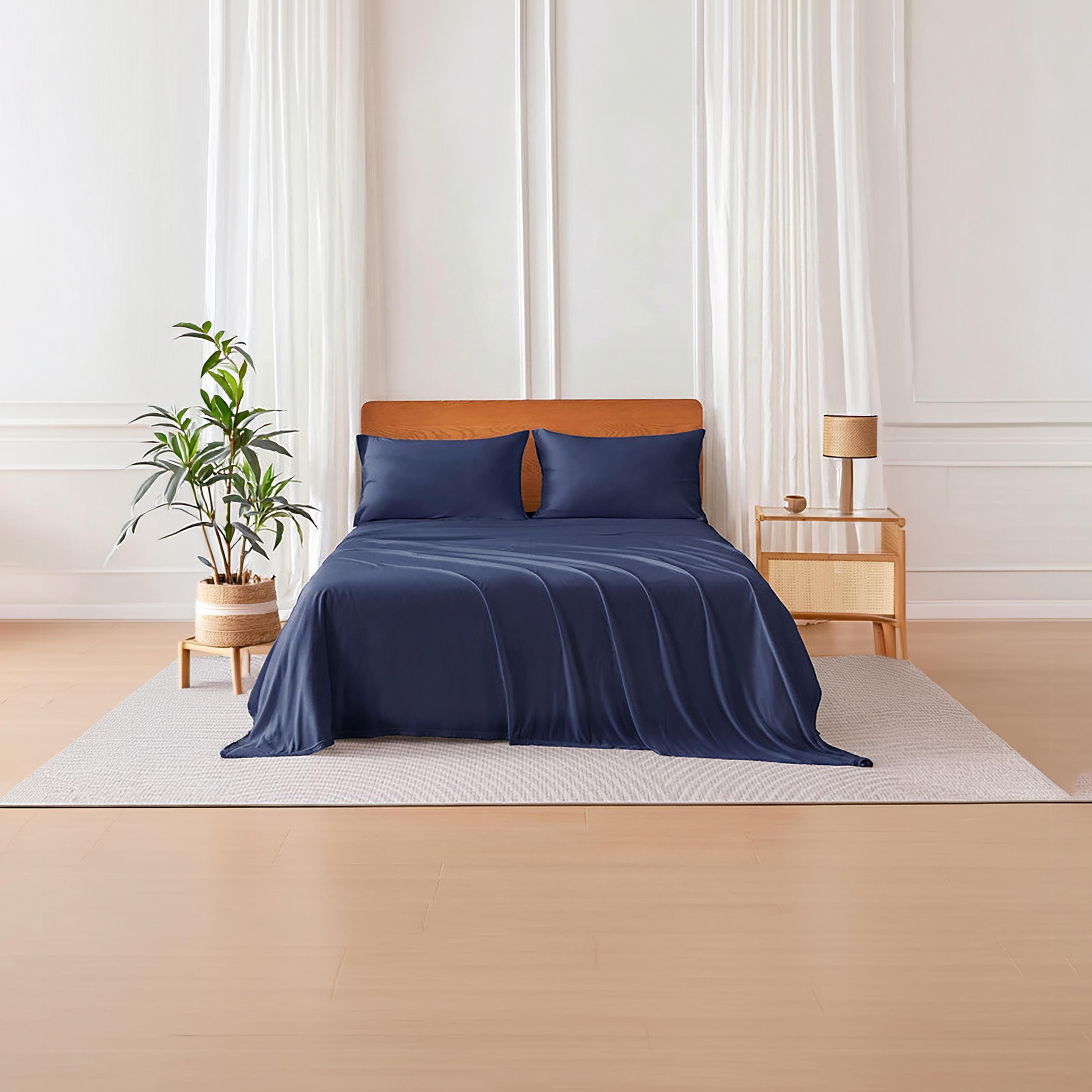 Donetella Modern Hypoallergenic Super King Fitted Sheet - 200X200Cm-household-bedding-sheetsandpillowcases-fittedsheets-image-1
