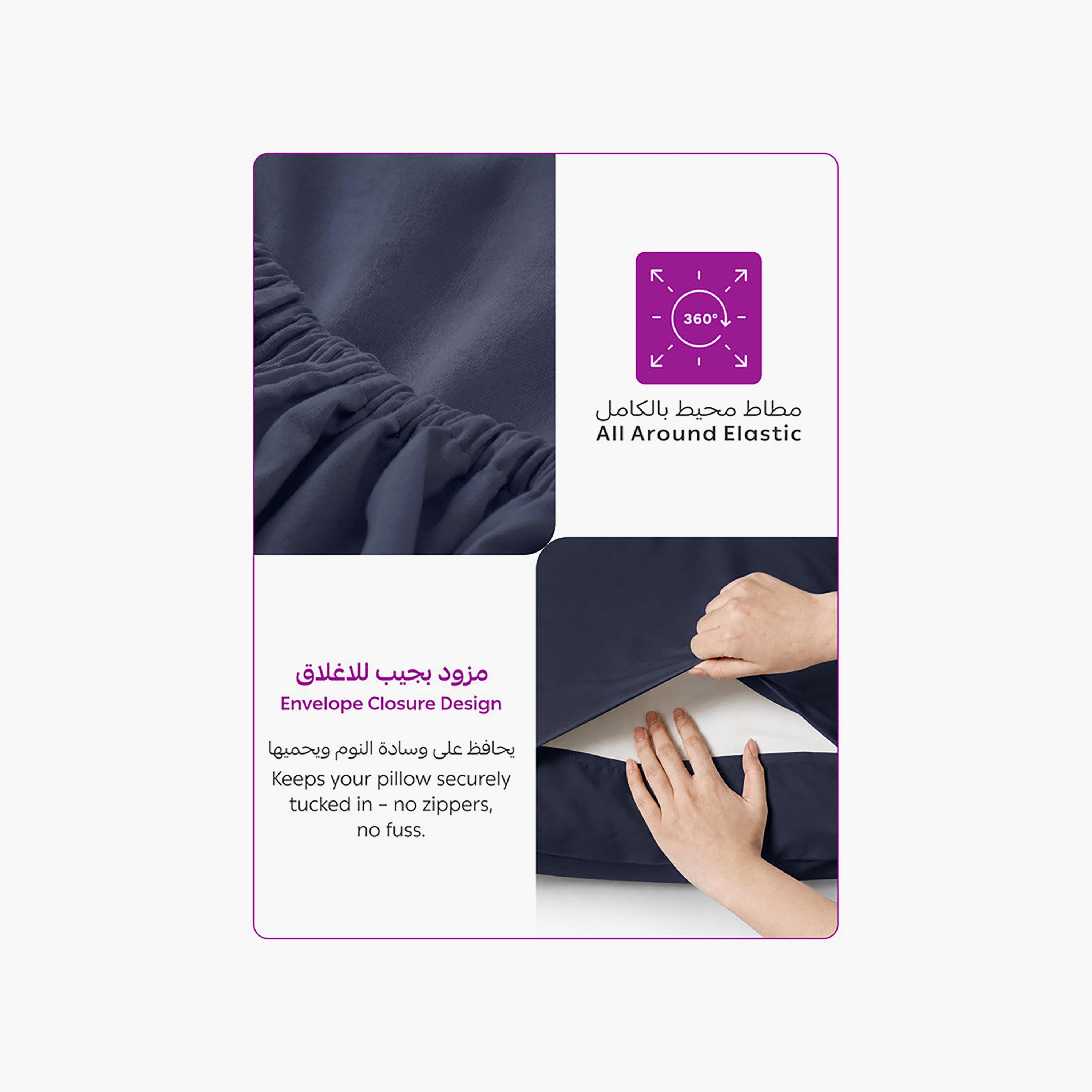 Donetella Modern Hypoallergenic Super King Fitted Sheet - 200X200Cm-household-bedding-sheetsandpillowcases-fittedsheets-image-7