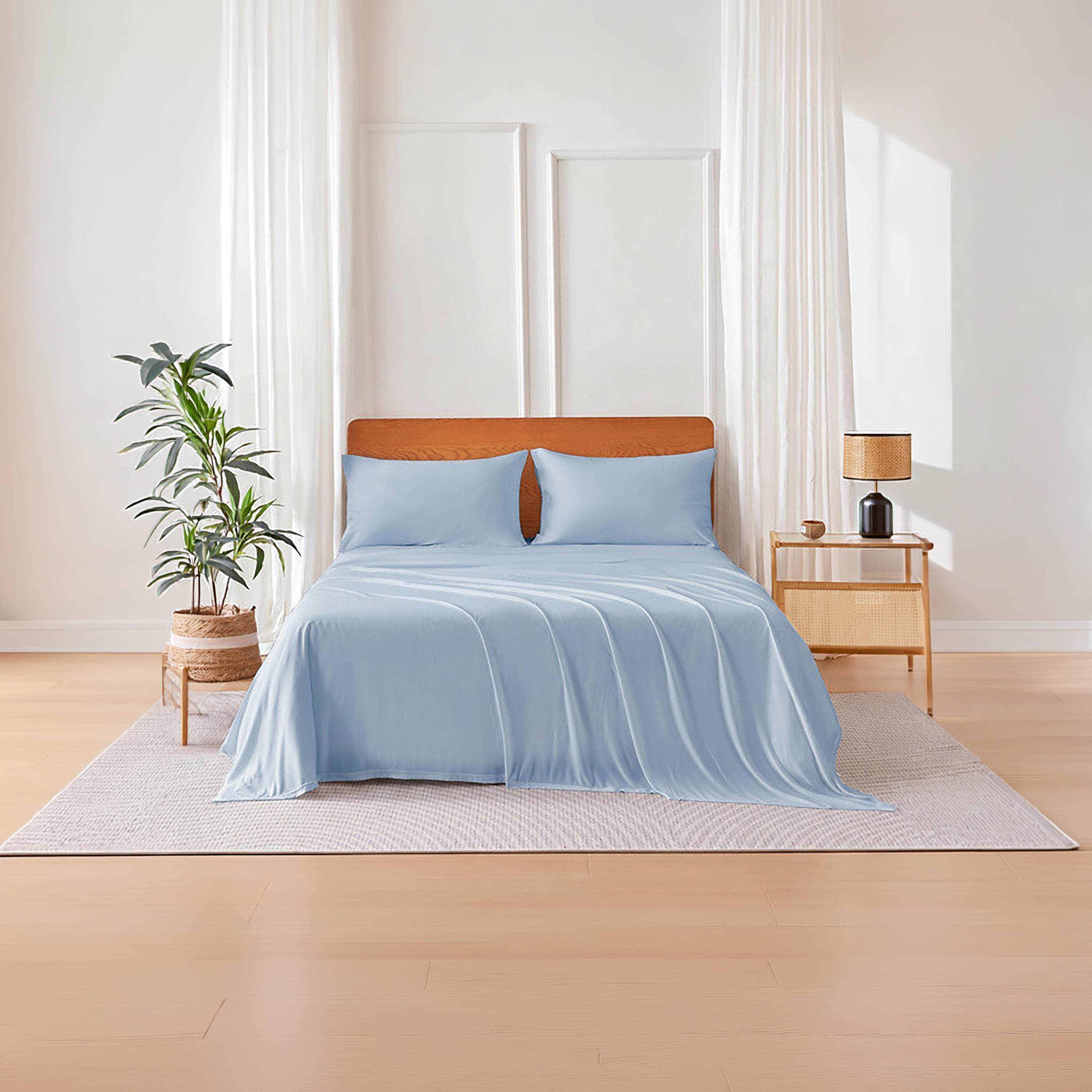 Donetella Modern Hypoallergenic Super King Fitted Sheet - 200X200Cm-household-bedding-sheetsandpillowcases-fittedsheets-image-1