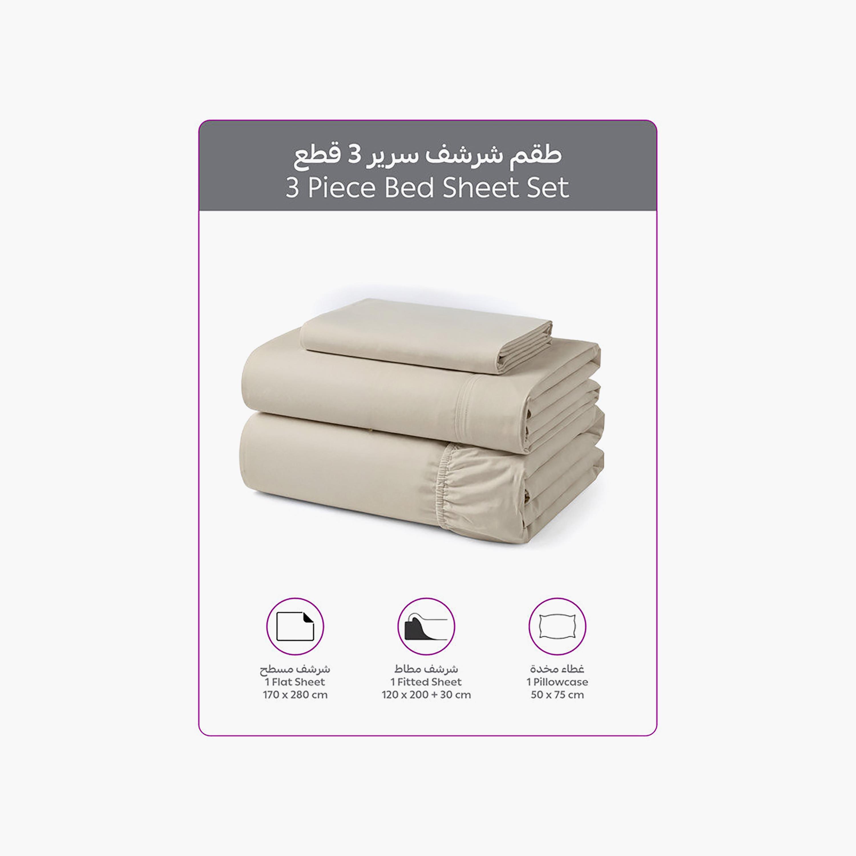 Donetella Modern Hypoallergenic Twin Fitted Sheet - 120X200Cm-household-bedding-sheetsandpillowcases-fittedsheets-image-3