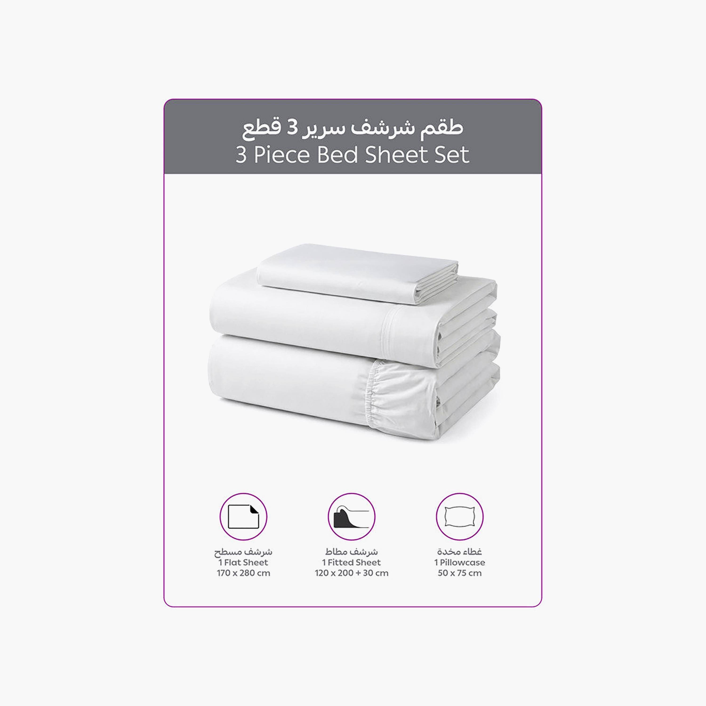 Donetella Modern Hypoallergenic Twin Fitted Sheet - 120X200Cm-household-bedding-sheetsandpillowcases-fittedsheets-image-3