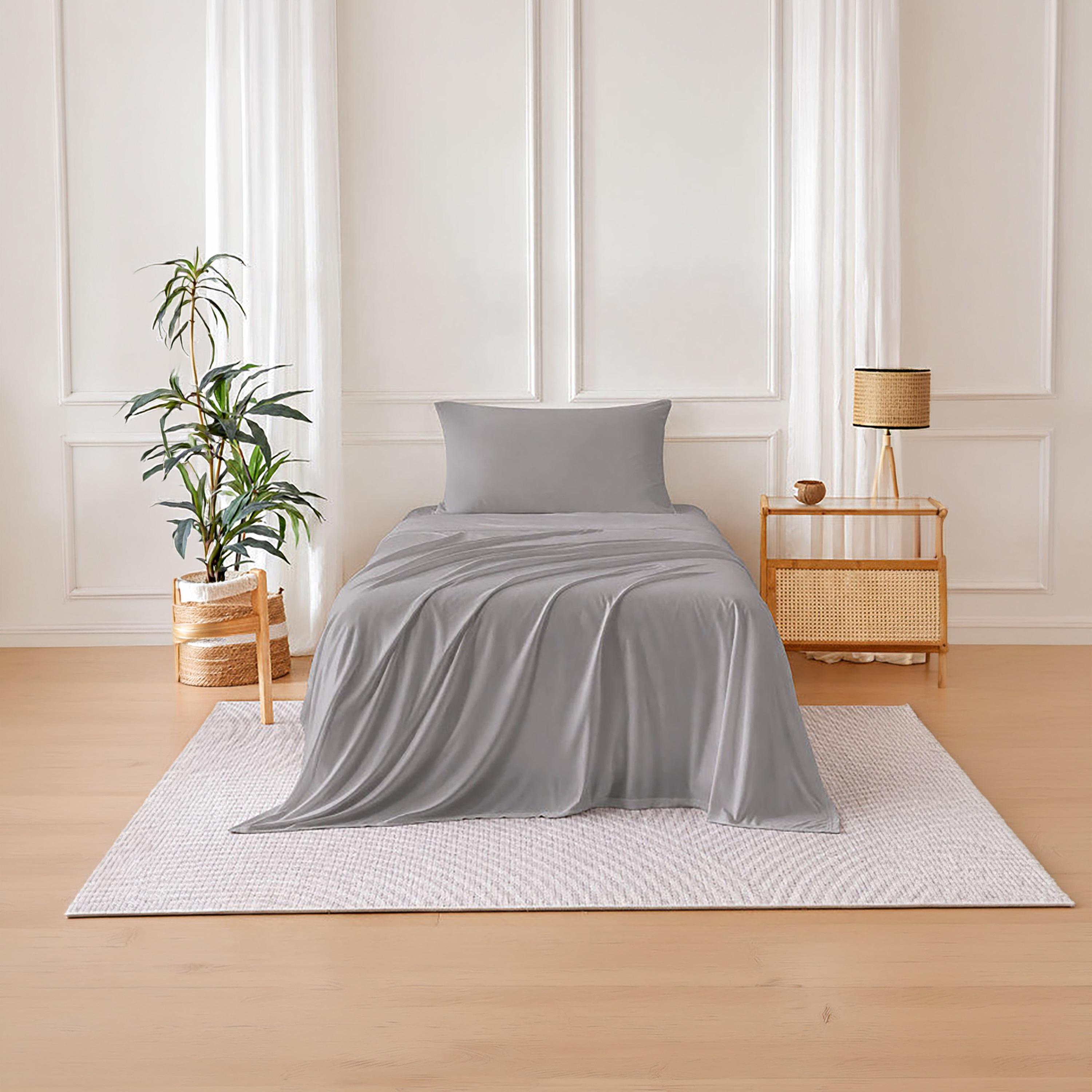 Donetella Modern Hypoallergenic Twin Fitted Sheet - 120X200Cm-household-bedding-sheetsandpillowcases-fittedsheets-image-1