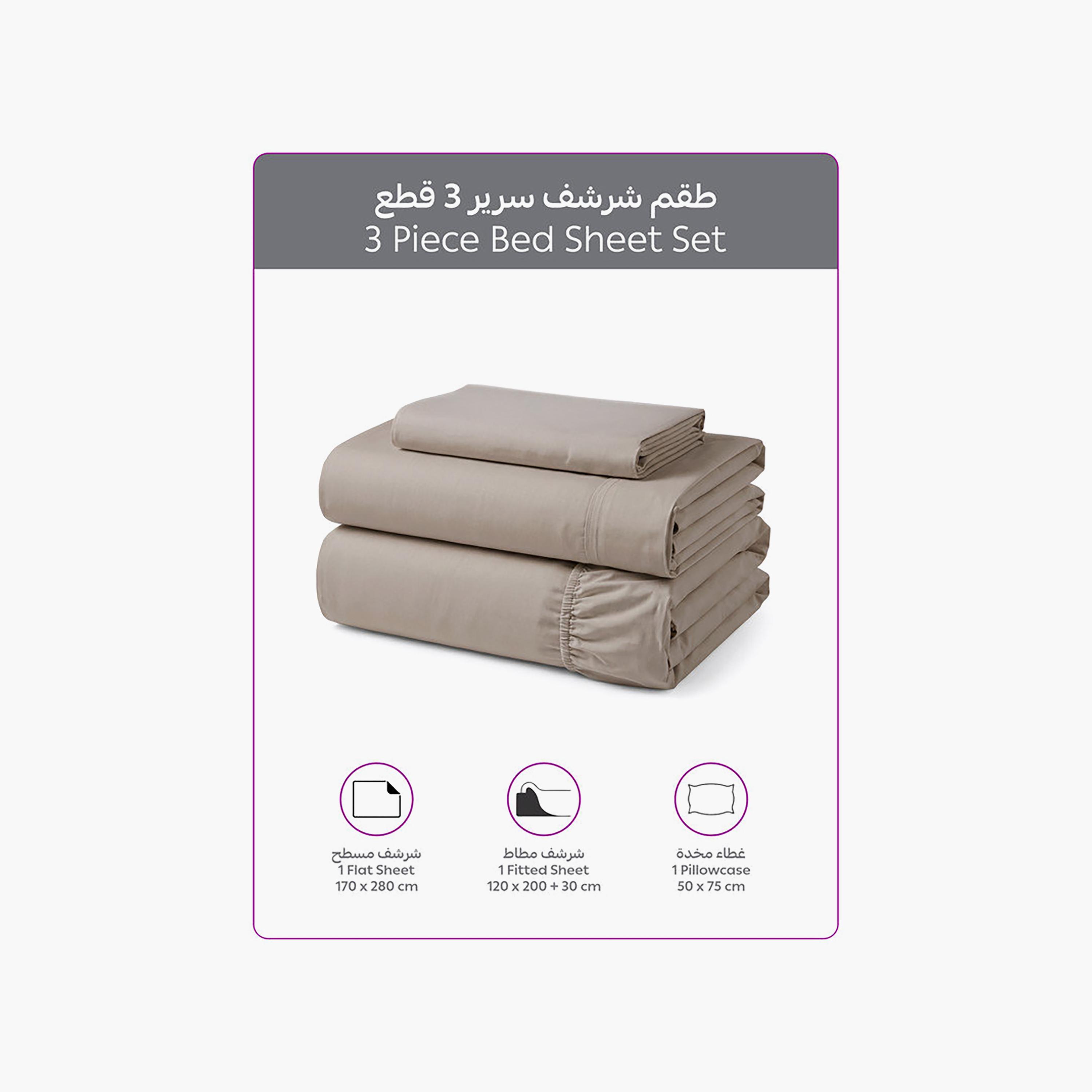 Donetella Modern Hypoallergenic Twin Fitted Sheet - 120X200Cm-household-bedding-sheetsandpillowcases-fittedsheets-image-3