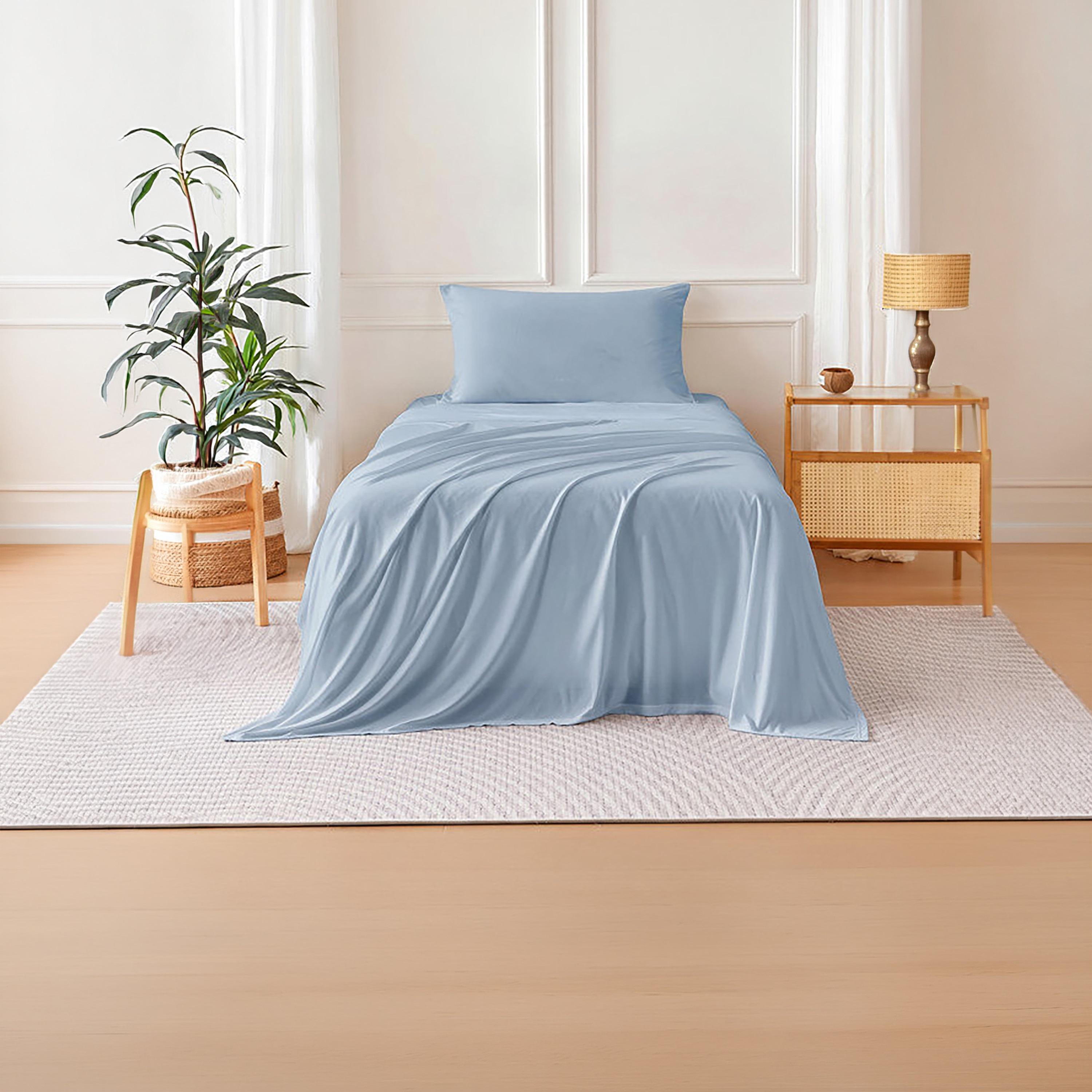 Donetella Modern Hypoallergenic Twin Fitted Sheet - 120X200Cm-household-bedding-sheetsandpillowcases-fittedsheets-image-1