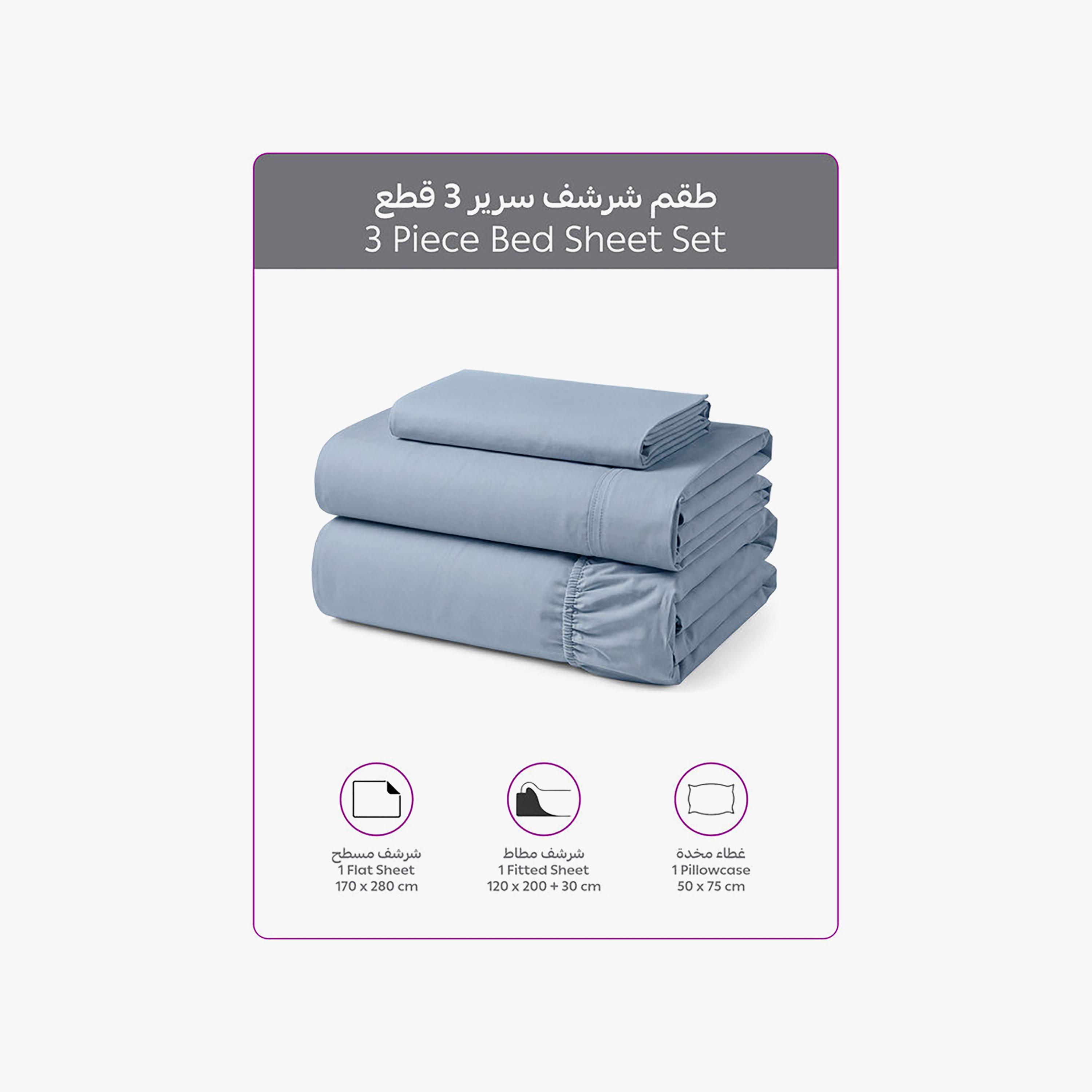 Donetella Modern Hypoallergenic Twin Fitted Sheet - 120X200Cm-household-bedding-sheetsandpillowcases-fittedsheets-image-3