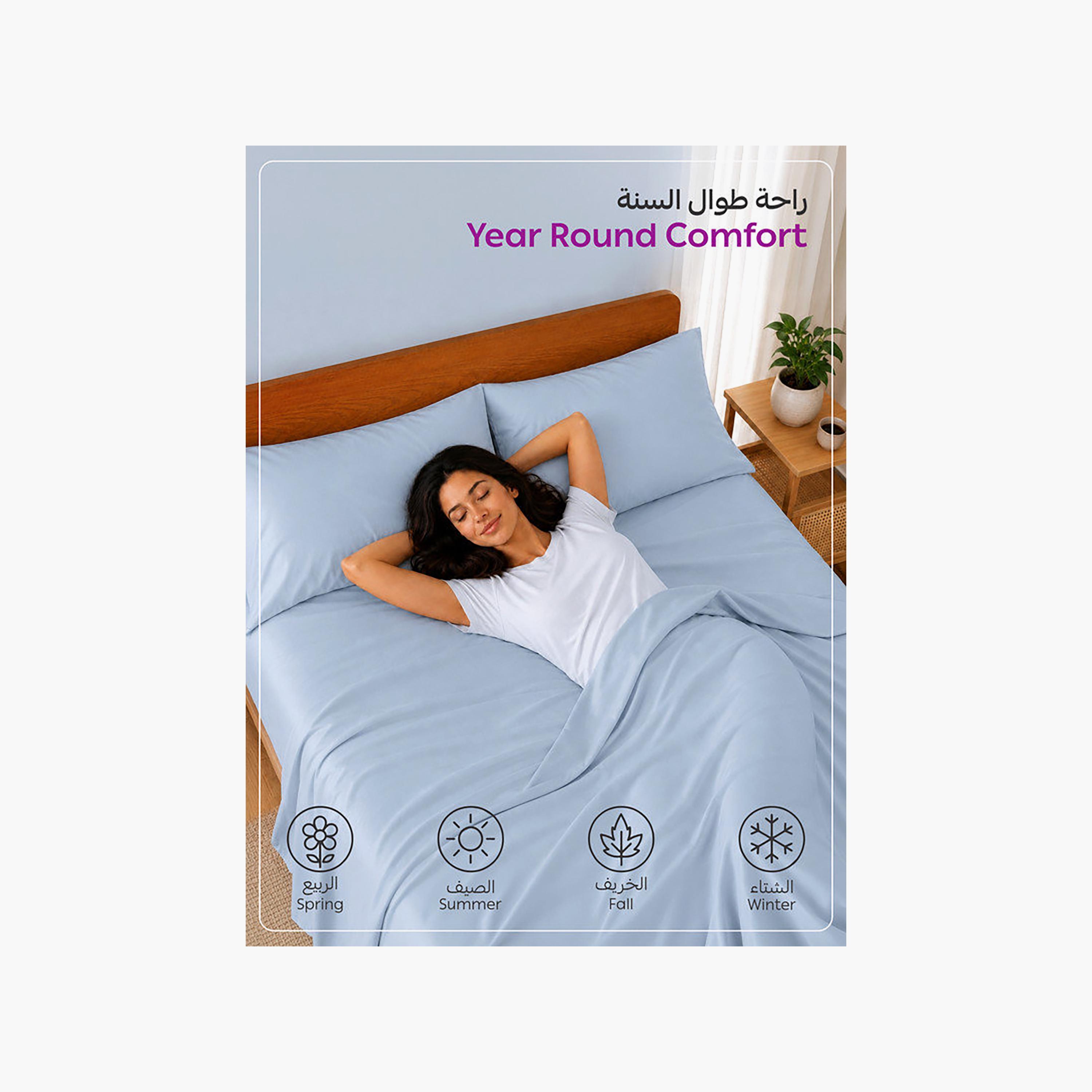 Donetella Modern Hypoallergenic Twin Fitted Sheet - 120X200Cm-household-bedding-sheetsandpillowcases-fittedsheets-image-6