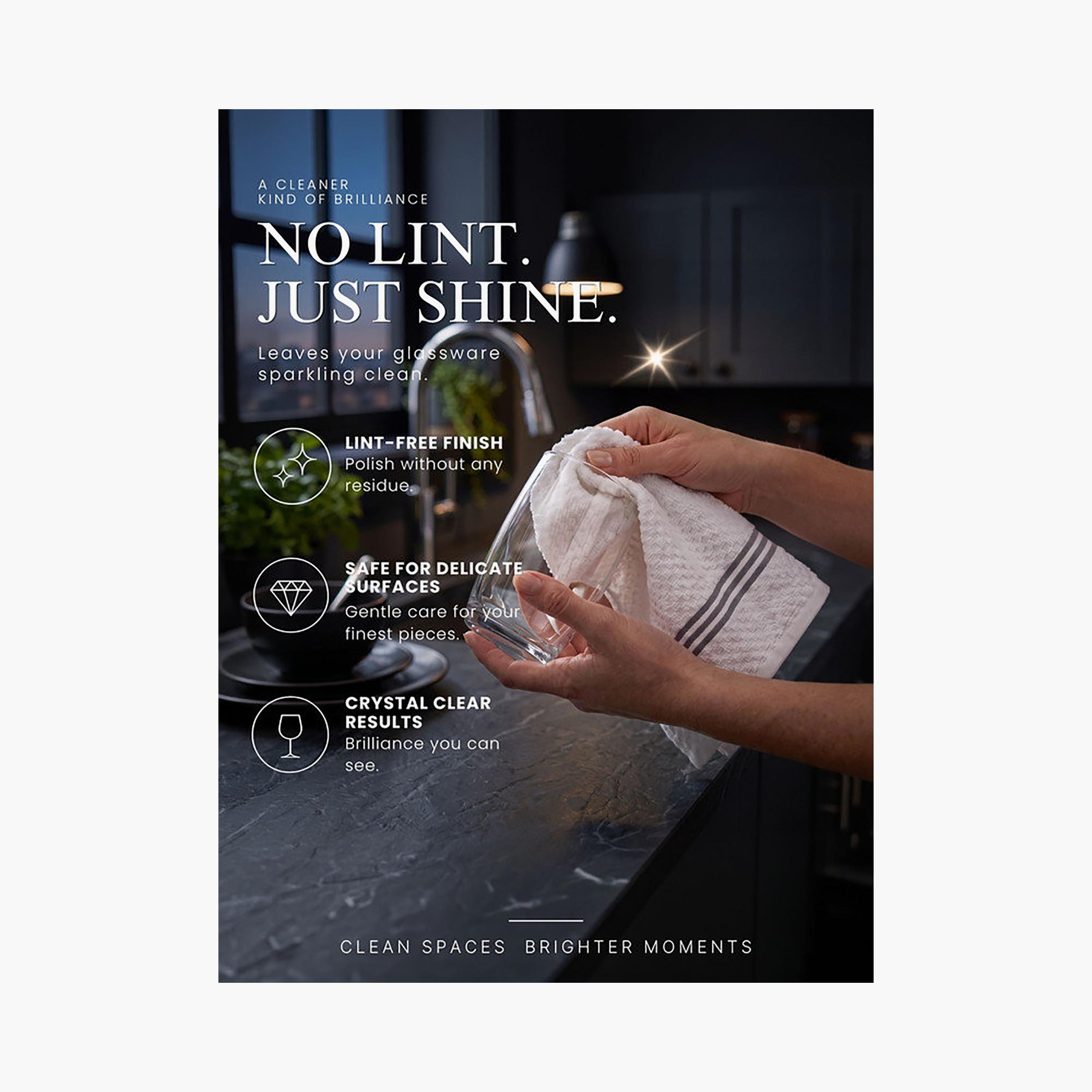 Donetella 4 Piece 400 GSM Cotton Kitchen Towel Set - 38x64 cm-household-kitchen-kitchenlinen-kitchentowelsandlinen-image-17