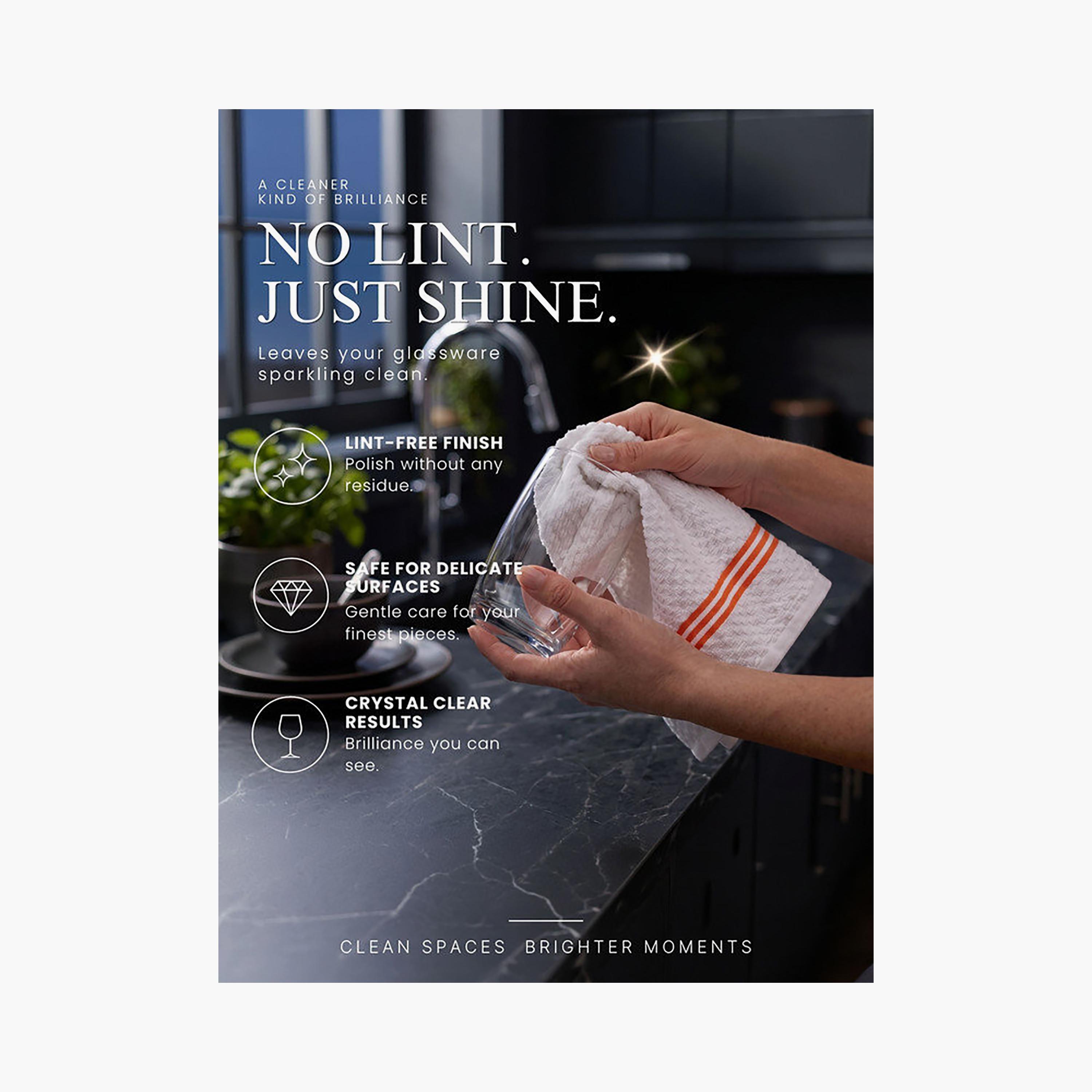 Donetella 4 Piece 400 GSM Cotton Kitchen Towel Set - 38x64 cm-household-kitchen-kitchenlinen-kitchentowelsandlinen-image-8