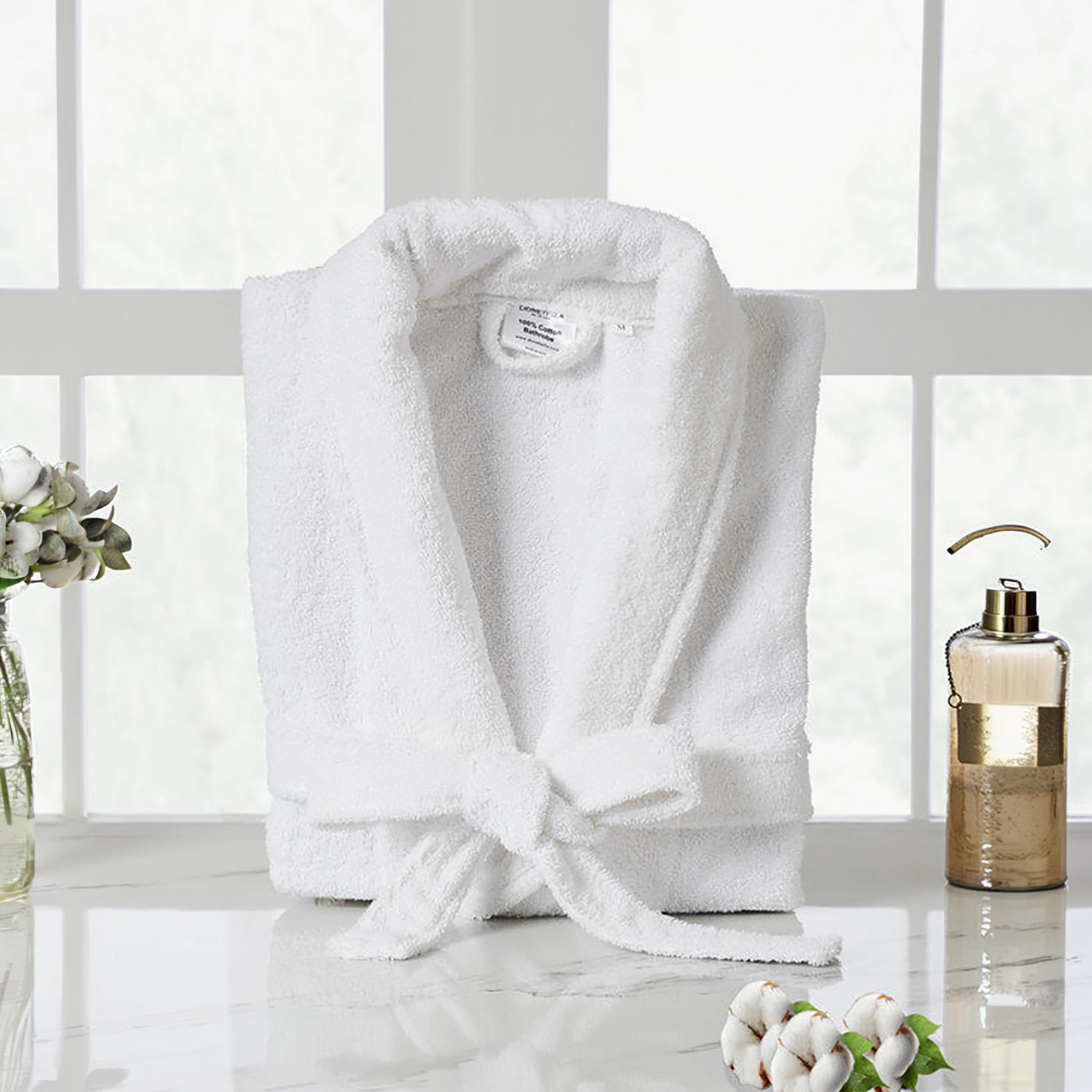 Donetella Unisex 400GSM Cotton Bathrobe- M Size-household-bathandlaundry-bathlinen-bathrobesandslippers-bathrobes-image-1