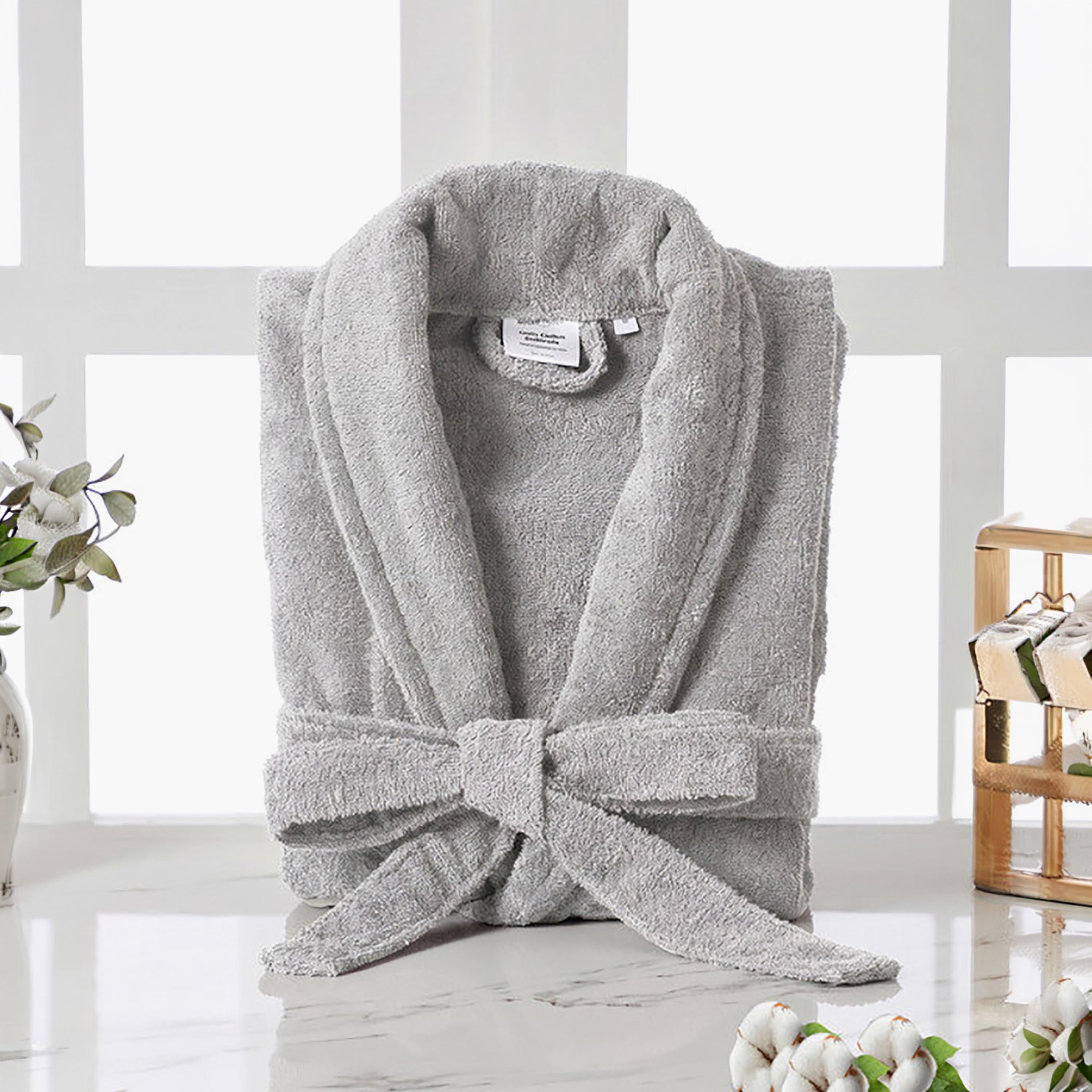 رداء حمام قطن للجنسين من دونيتيلا 400 جرام في المتر المربع - مقاس M-household-bathandlaundry-bathlinen-bathrobesandslippers-bathrobes-image-28