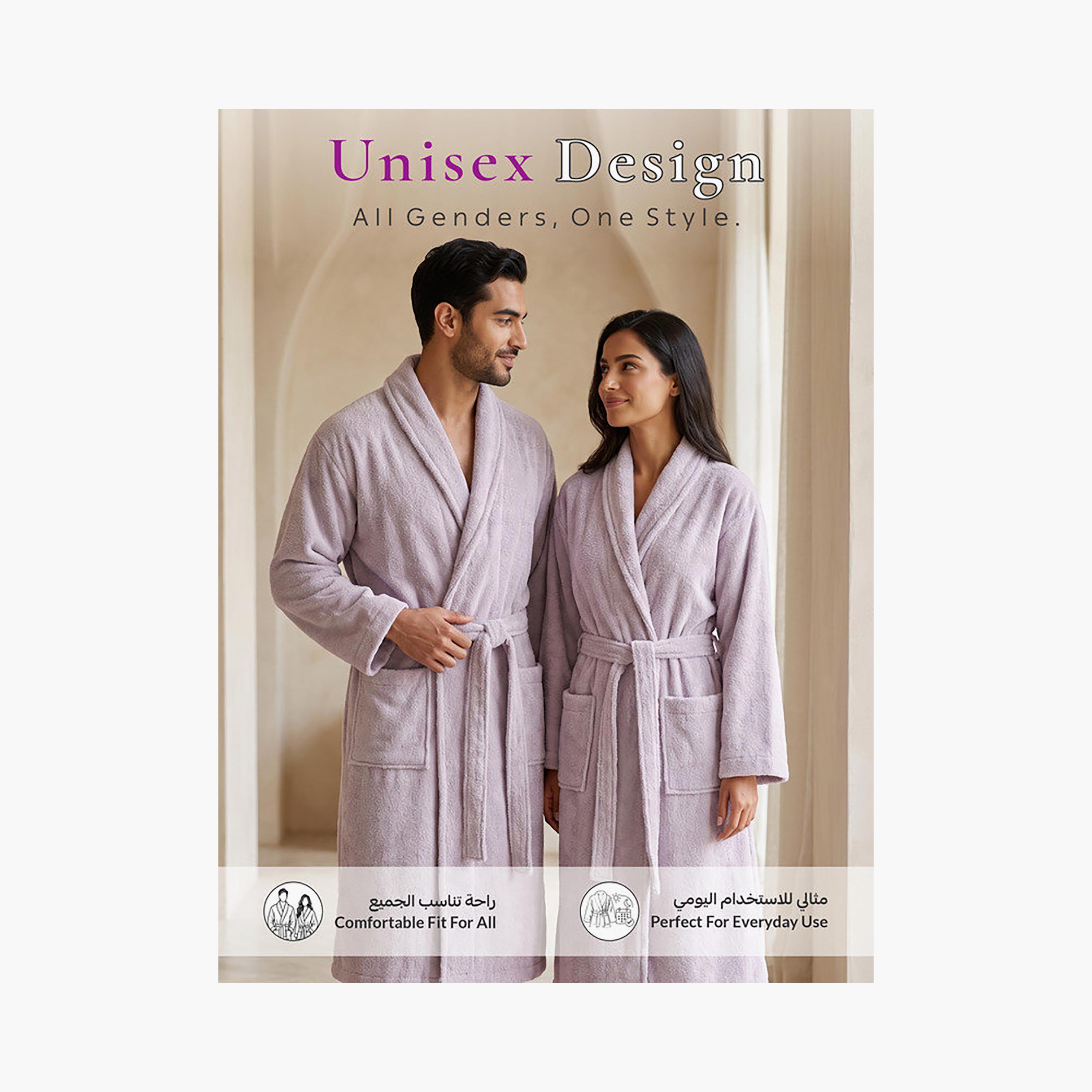 Donetella Unisex 400GSM Cotton Bathrobe- M Size-household-bathandlaundry-bathlinen-bathrobesandslippers-bathrobes-image-7