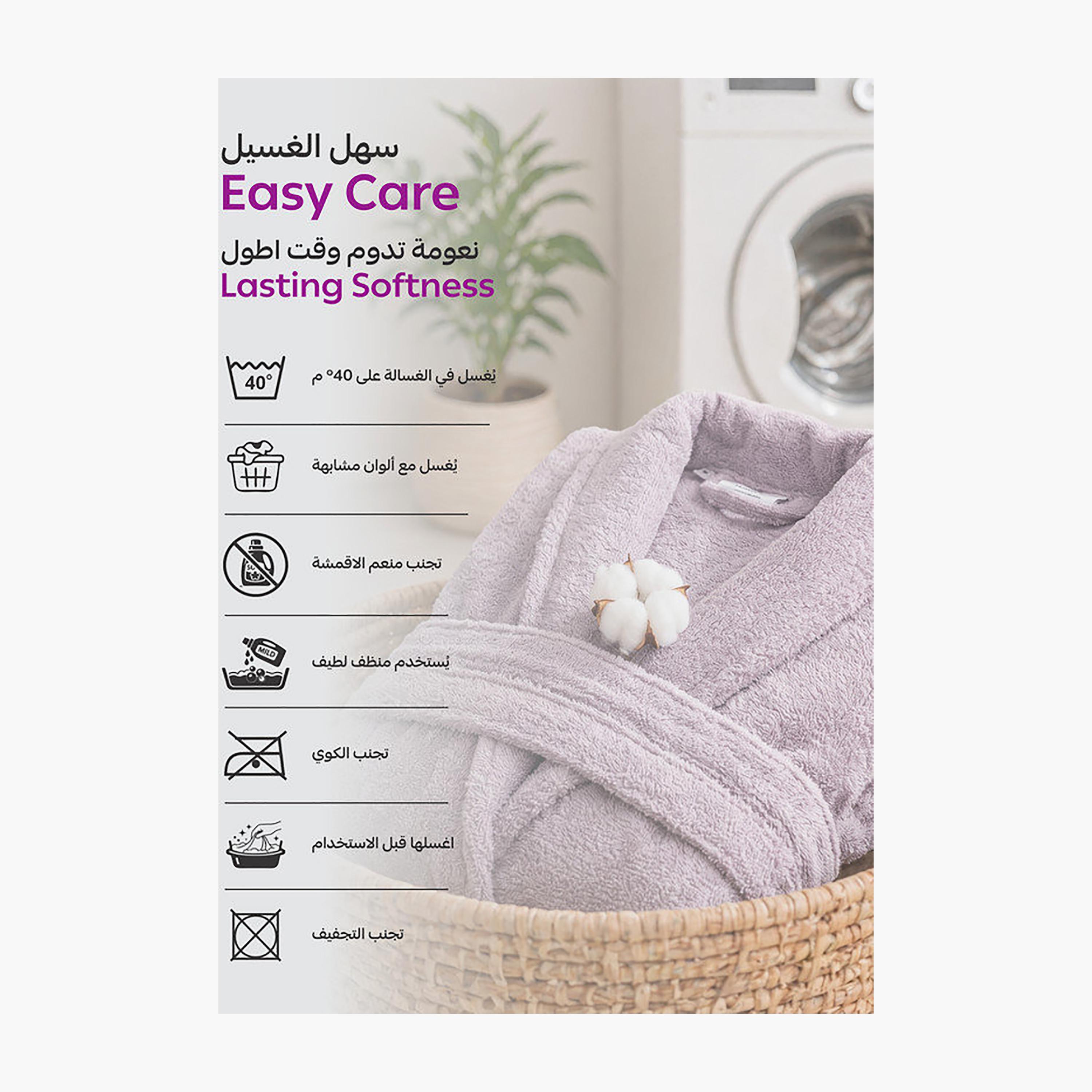 Donetella Unisex 400GSM Cotton Bathrobe- M Size-household-bathandlaundry-bathlinen-bathrobesandslippers-bathrobes-image-9