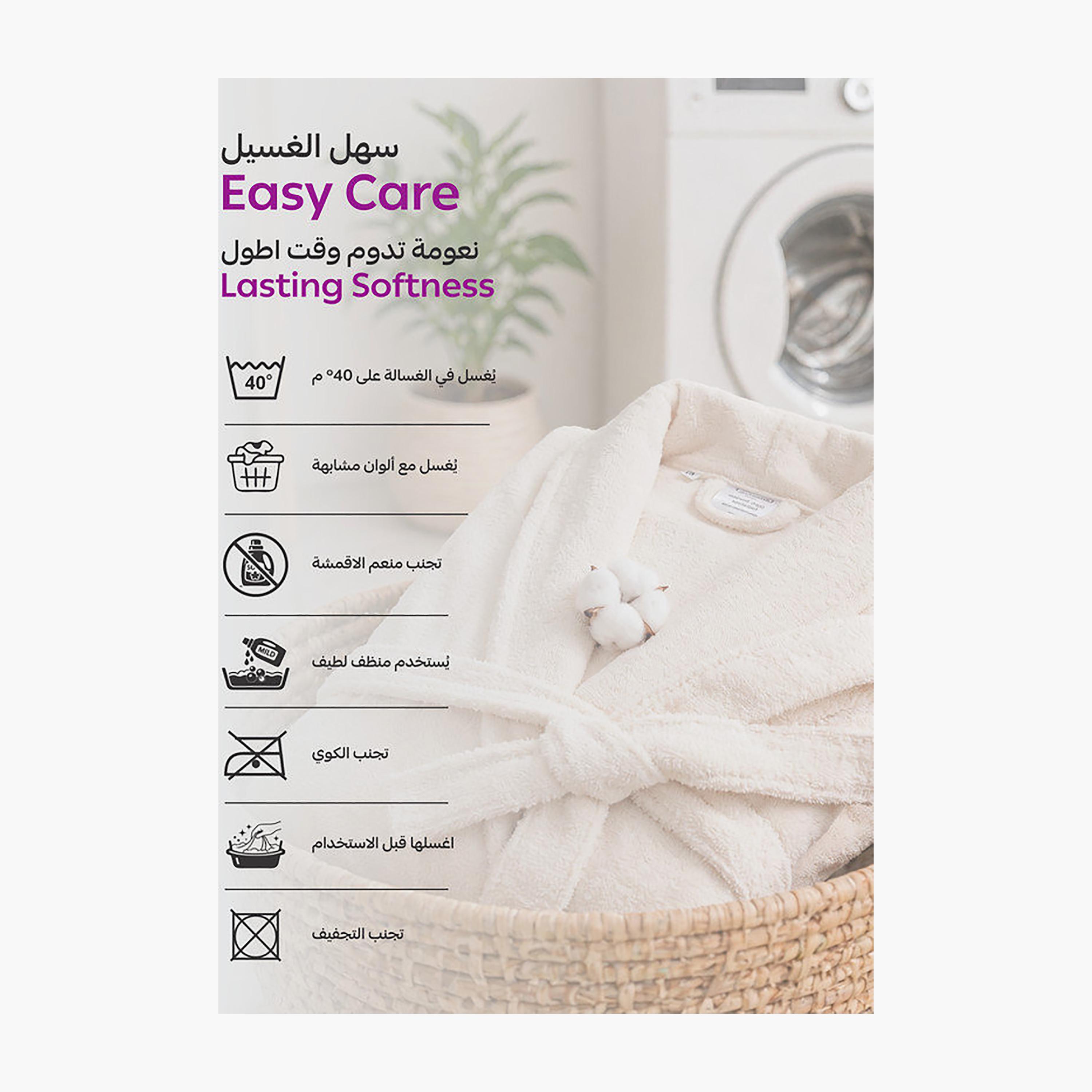 Donetella Unisex 400GSM Cotton Bathrobe- XL Size-household-bathandlaundry-bathlinen-bathrobesandslippers-bathrobes-image-9