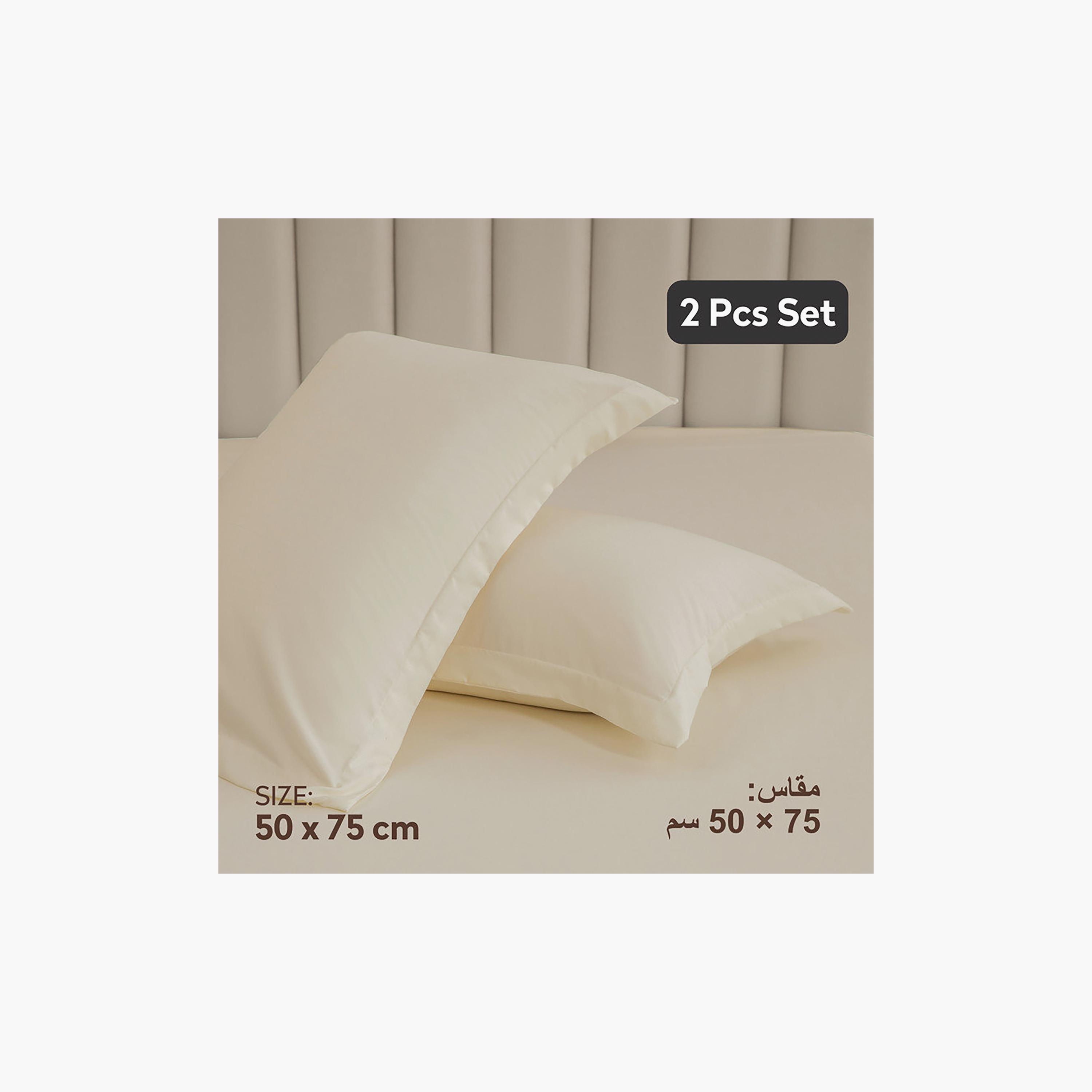 Donetella  2 Piece Microfiber Pillowcase Set - 50X75cms-household-bedding-sheetsandpillowcases-pillowcases-image-3