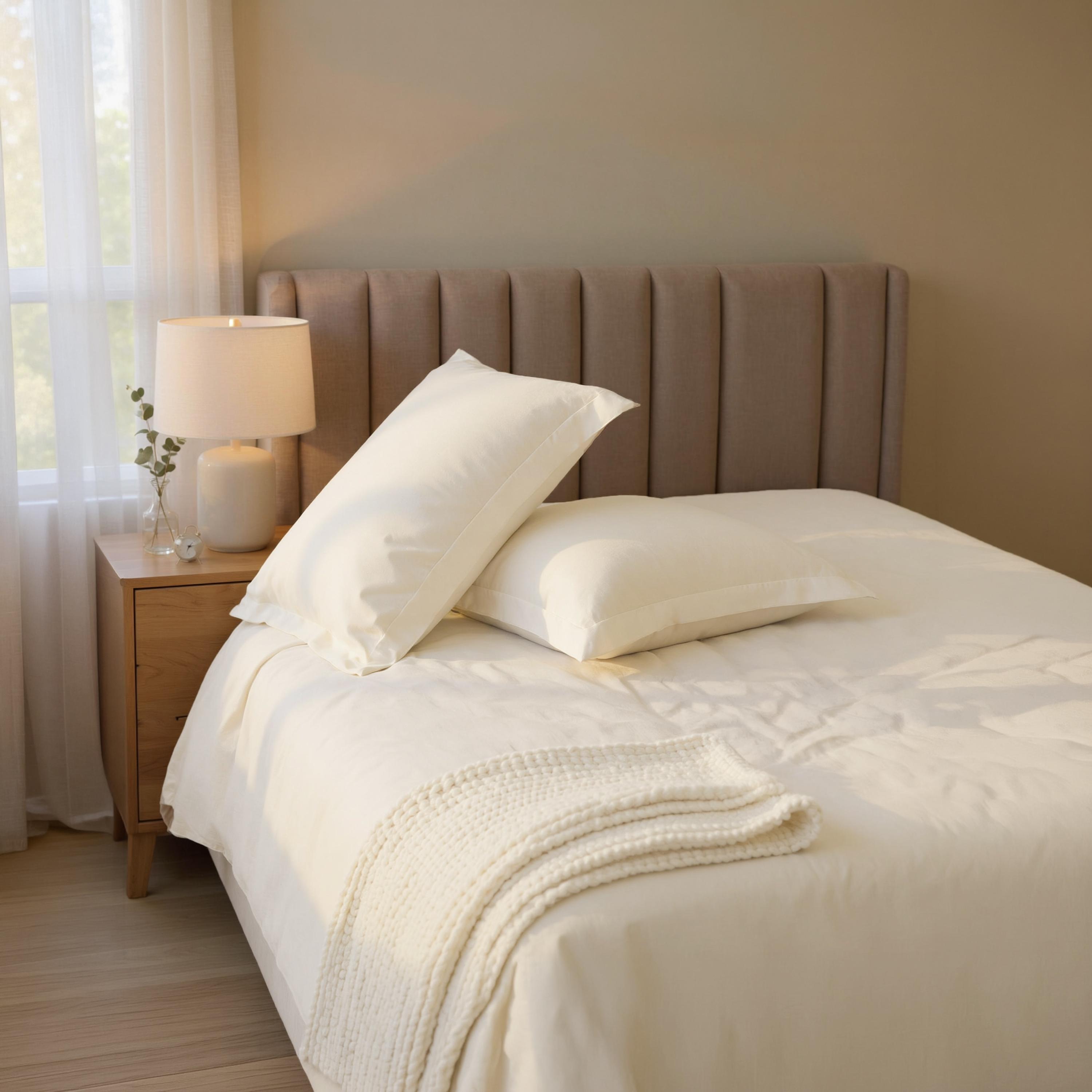 طقم غطاء وسادة من قطعتين من الألياف الدقيقة من دونيتيلا - 50 × 75 سم-household-bedding-sheetsandpillowcases-pillowcases-image-1