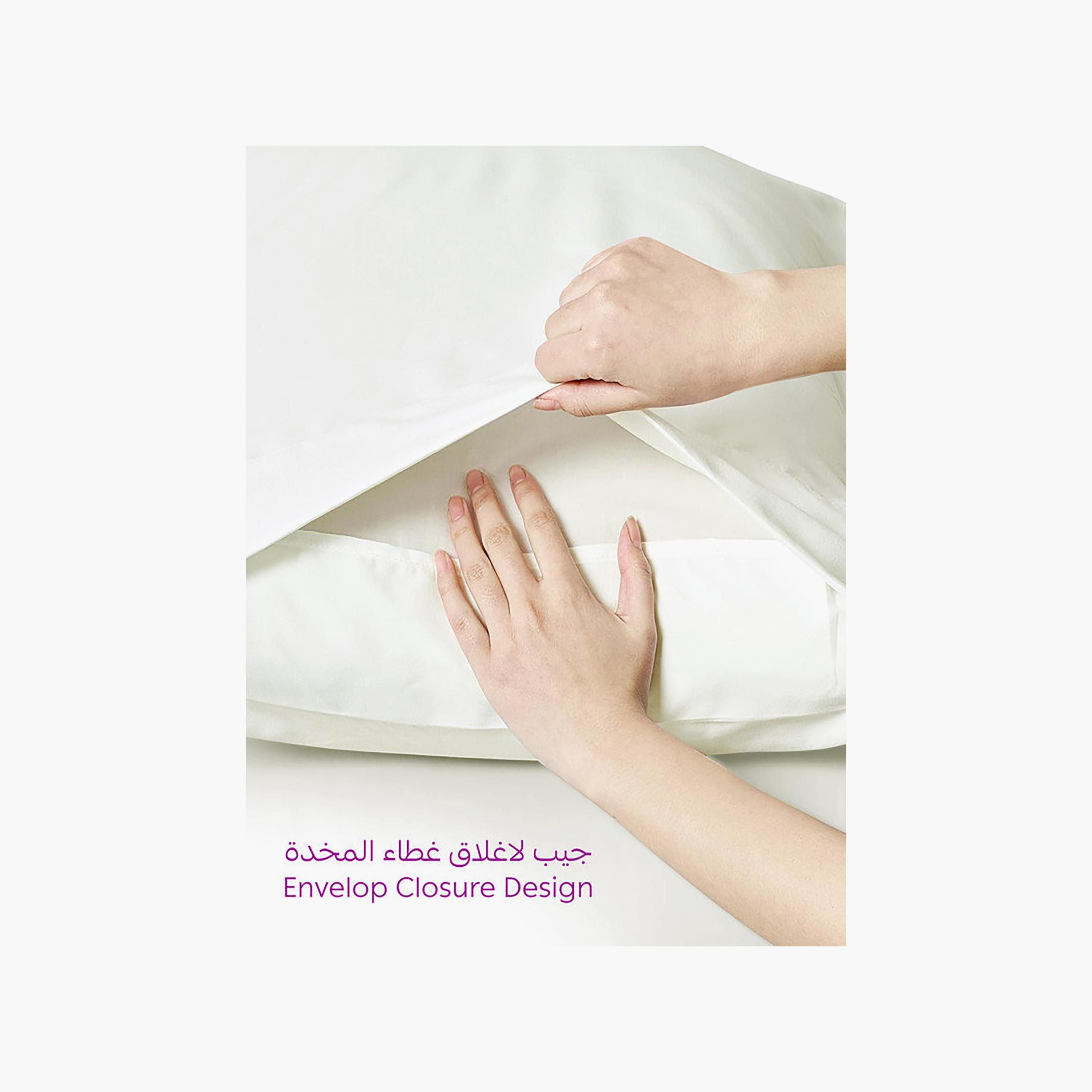 طقم غطاء وسادة من قطعتين من الألياف الدقيقة من دونيتيلا - 50 × 75 سم-household-bedding-sheetsandpillowcases-pillowcases-image-4