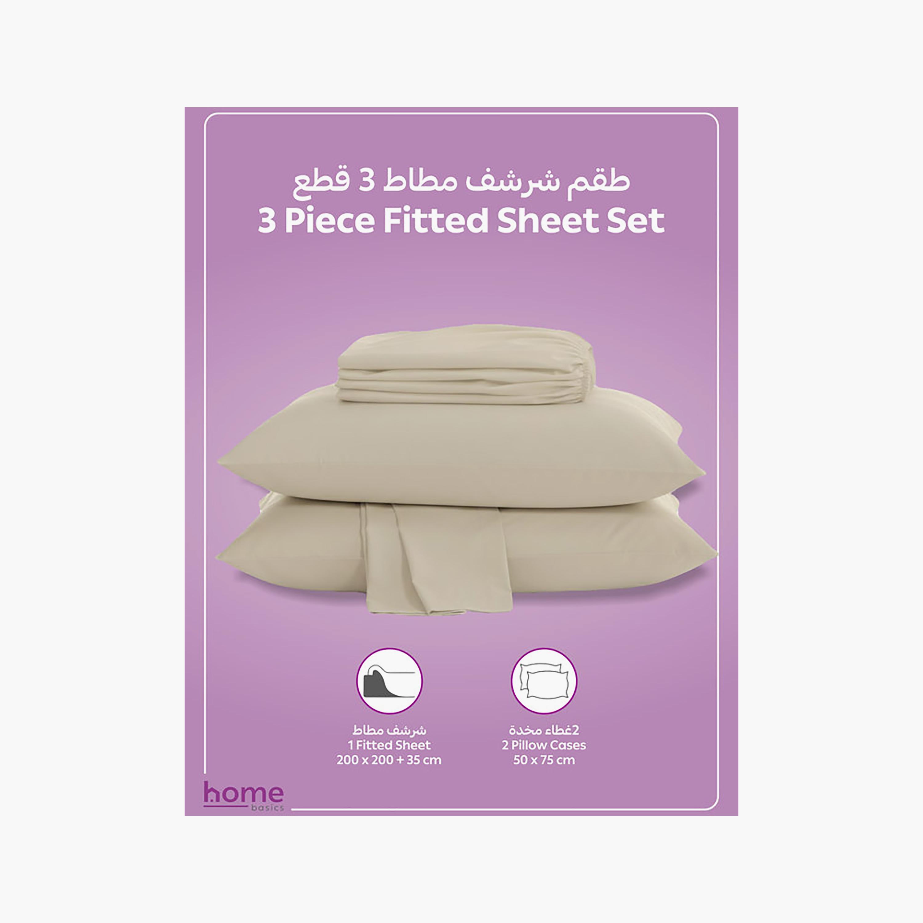 طقم ملاءات سرير دونيتيلا سوبر كينج مكون من 3 قطع - 200×200 سم-household-bedding-sheetsandpillowcases-fittedsheets-image-2