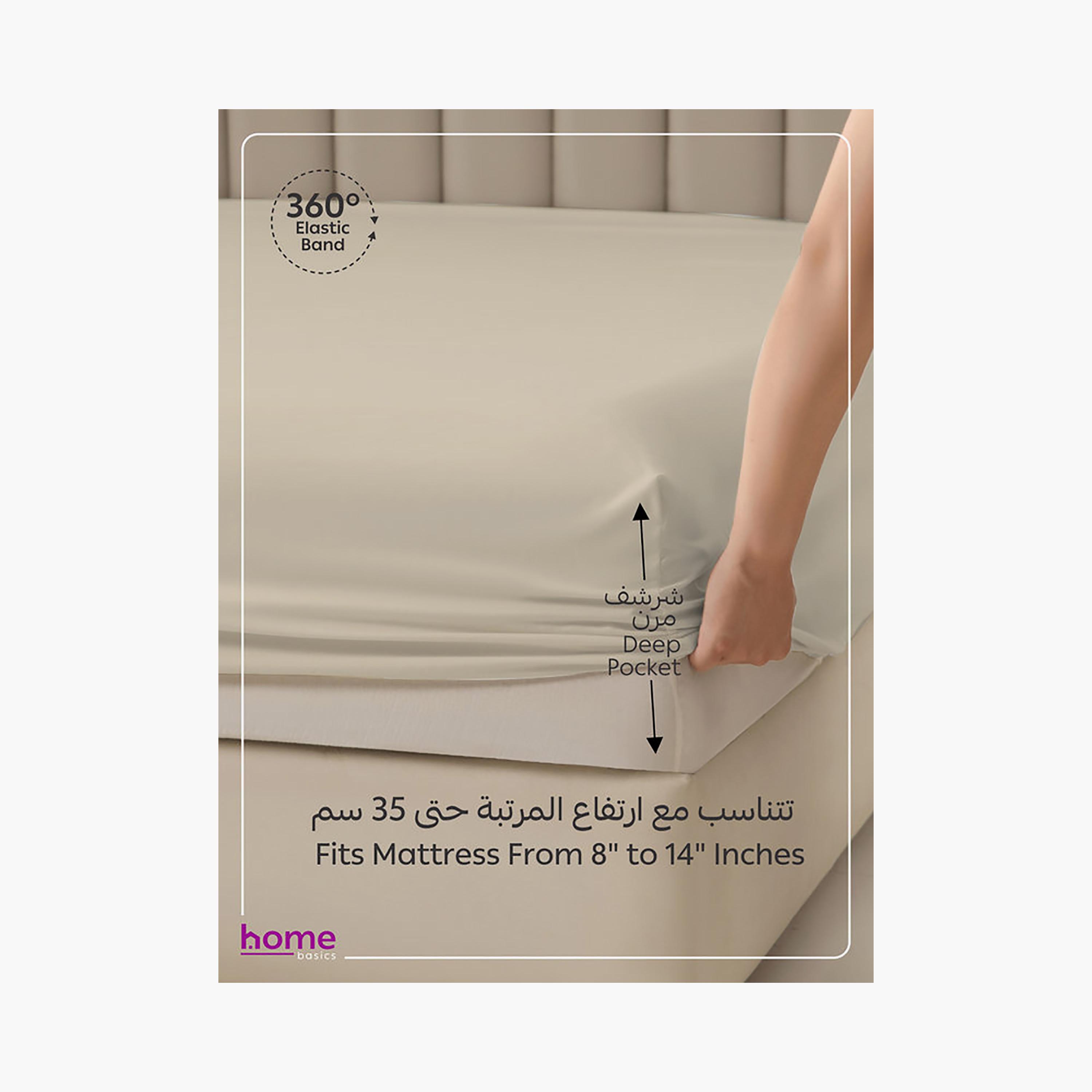طقم ملاءات سرير دونيتيلا سوبر كينج مكون من 3 قطع - 200×200 سم-household-bedding-sheetsandpillowcases-fittedsheets-image-3