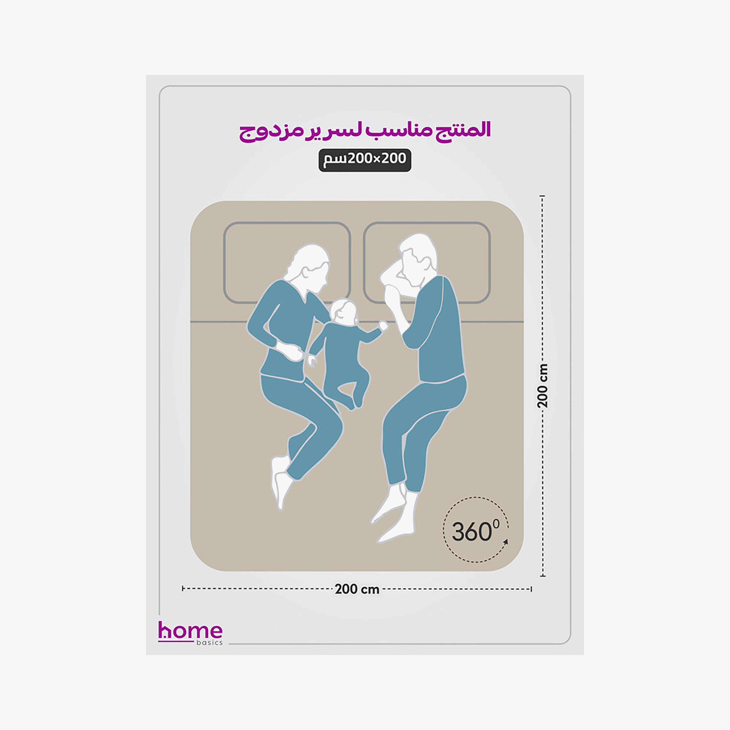 طقم ملاءات سرير دونيتيلا سوبر كينج مكون من 3 قطع - 200×200 سم-household-bedding-sheetsandpillowcases-fittedsheets-image-6