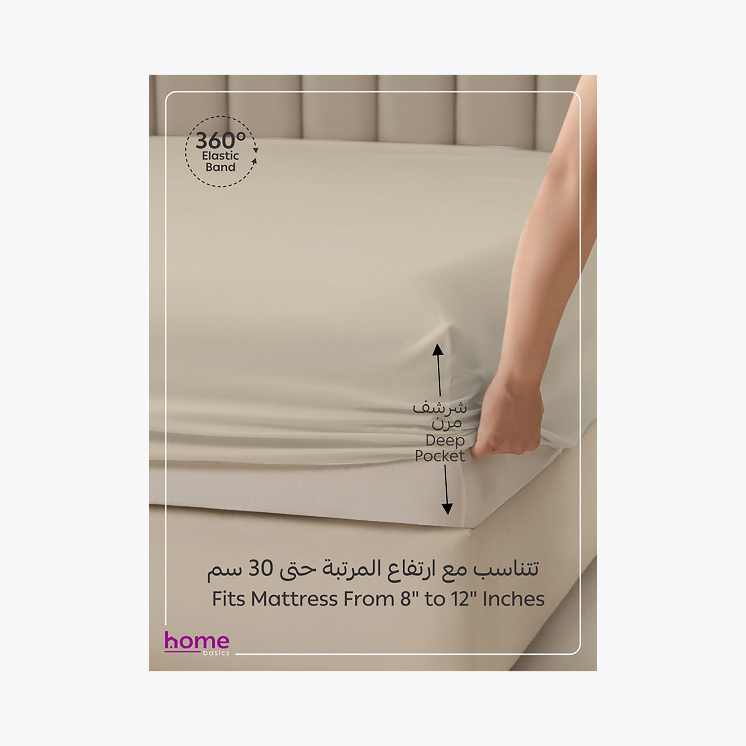 Donetella Twin Fitted Sheet 2 Piece Set - 120x200cm-household-bedding-sheetsandpillowcases-fittedsheets-image-3