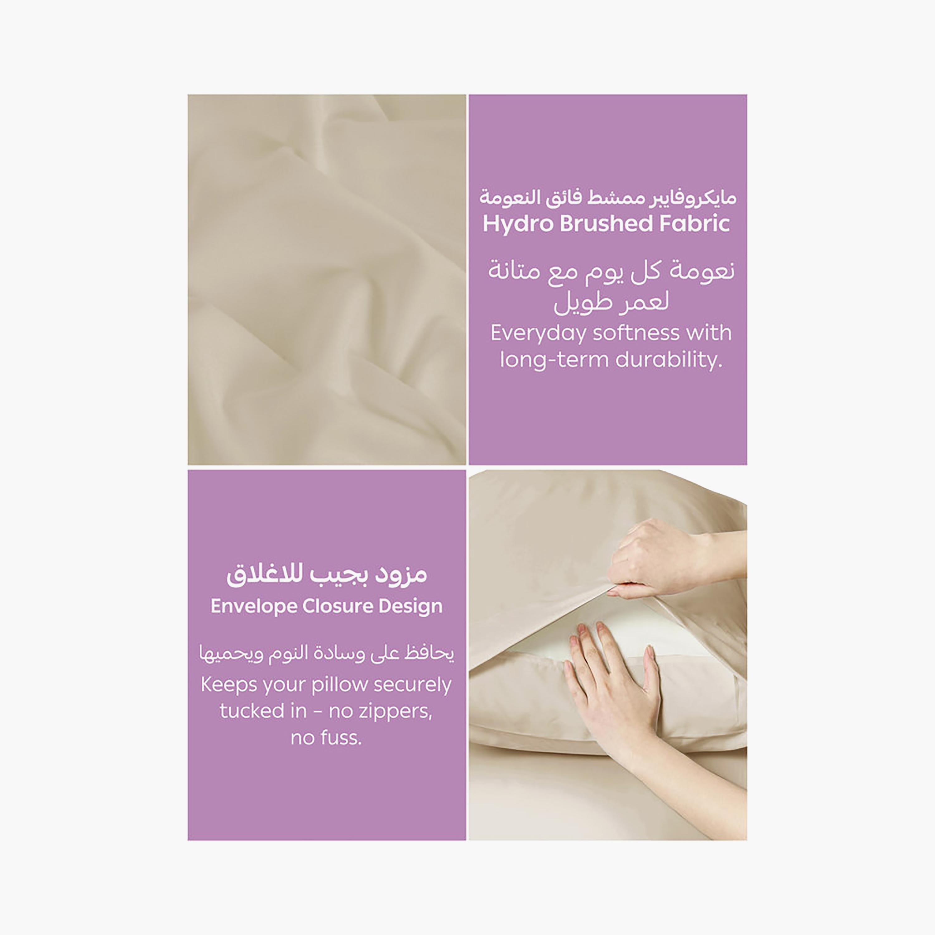 طقم ملاءات سرير دونيتيلا مفردة مثبتة، قطعتان - 90 × 200 سم-household-bedding-sheetsandpillowcases-fittedsheets-image-4