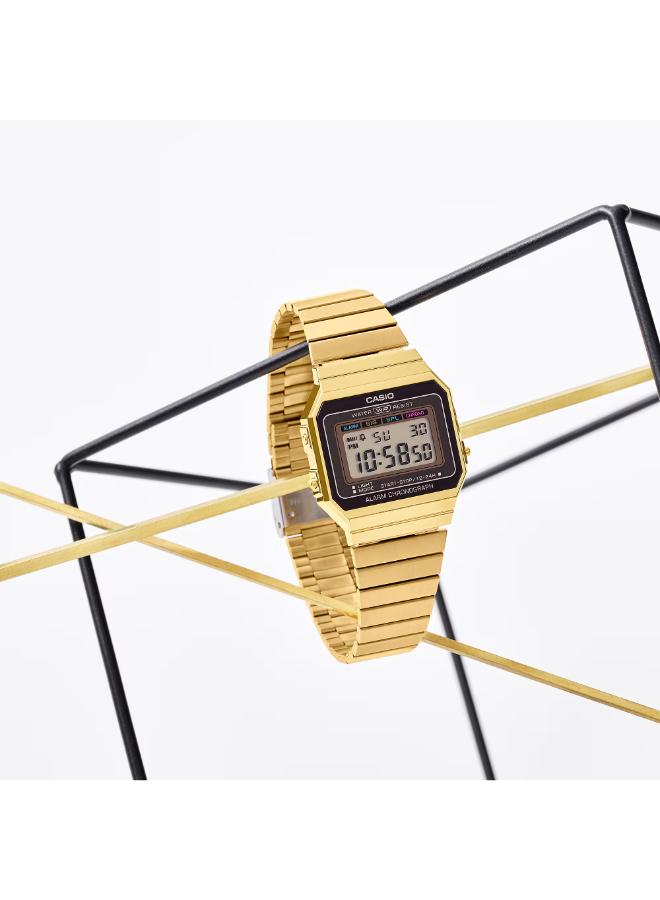 ساعة كاسيو رقمية للجنسين بمينا أسود | A700WG-9ADF-men-watchesandjewellery-watches-image-3