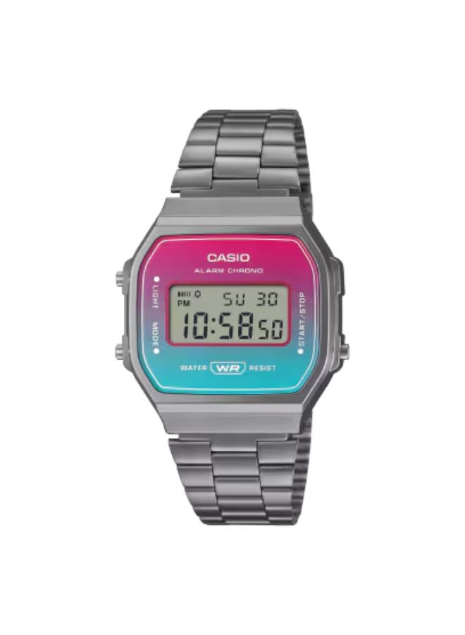 Casio Unisex Digital Grey Dial Watch | A168WERB-2ADF-men-watchesandjewellery-watches-image-1