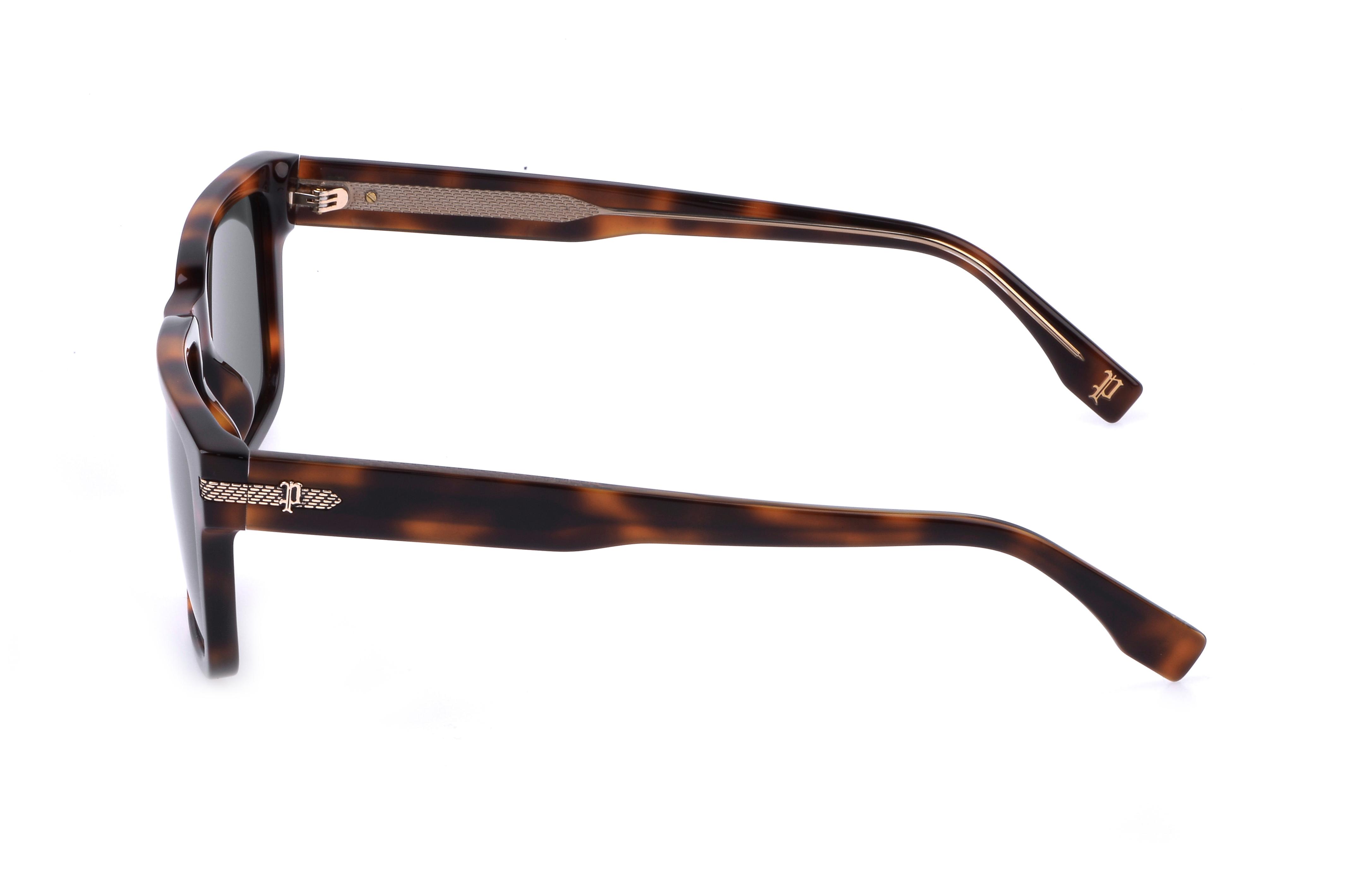 Police Men  Sunglasses Shiny Dark Havana Mirror Lens - Splr75M570752-men-watchesandjewellery-watches-image-3