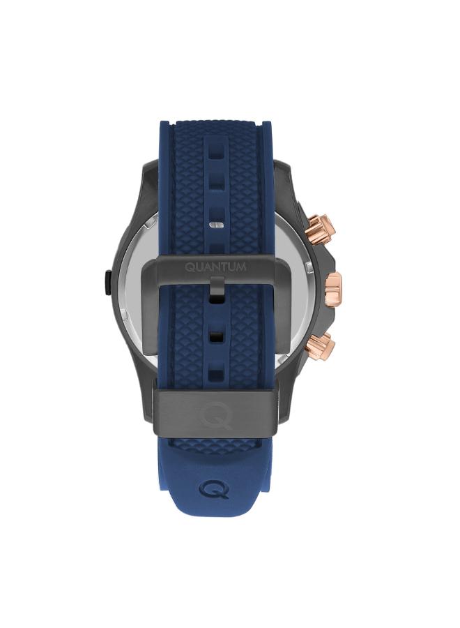 ساعة كوانتوم كرونوغراف رجالية بمينا رمادي | HNG1019.969-men-watchesandjewellery-watches-image-3
