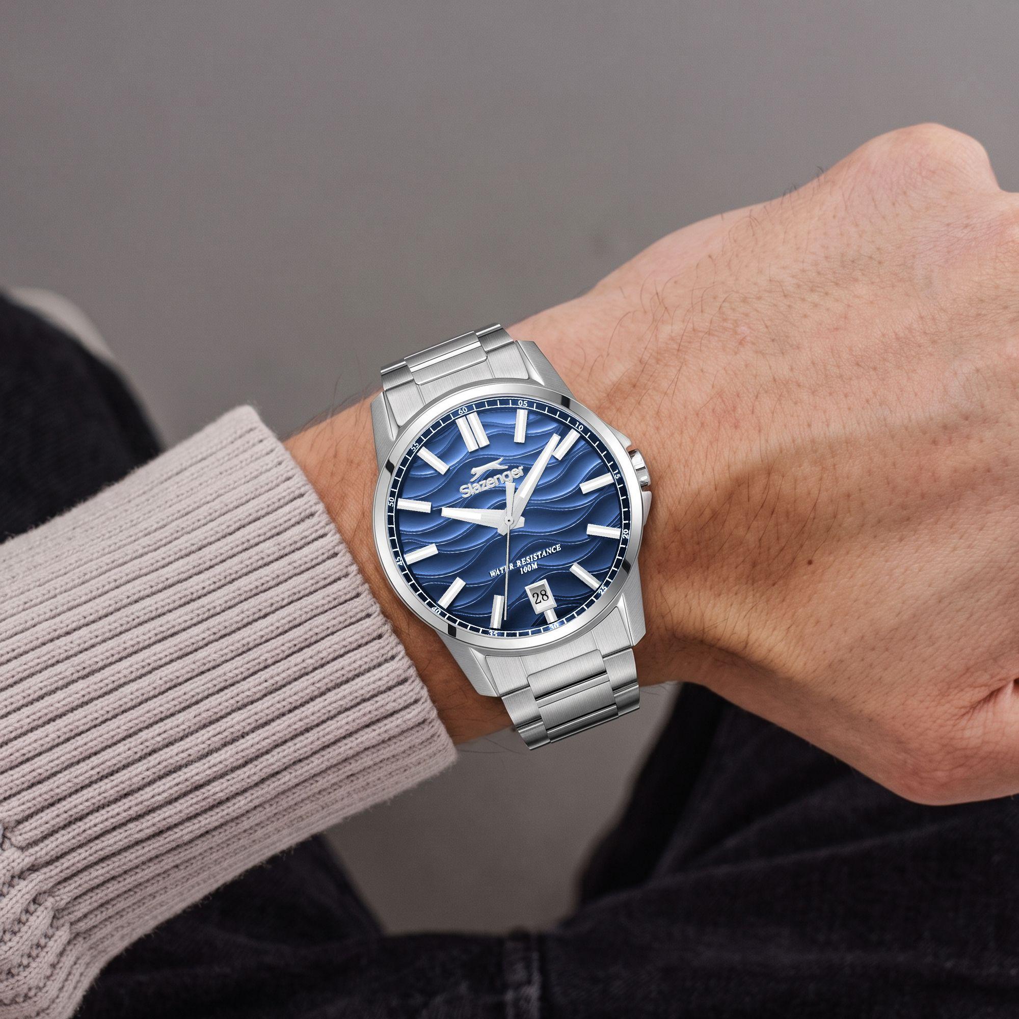 Slazenger Men's Analog Dark Blue Dial Watch | SL.9.2623.1.390-men-watchesandjewellery-watches-image-5