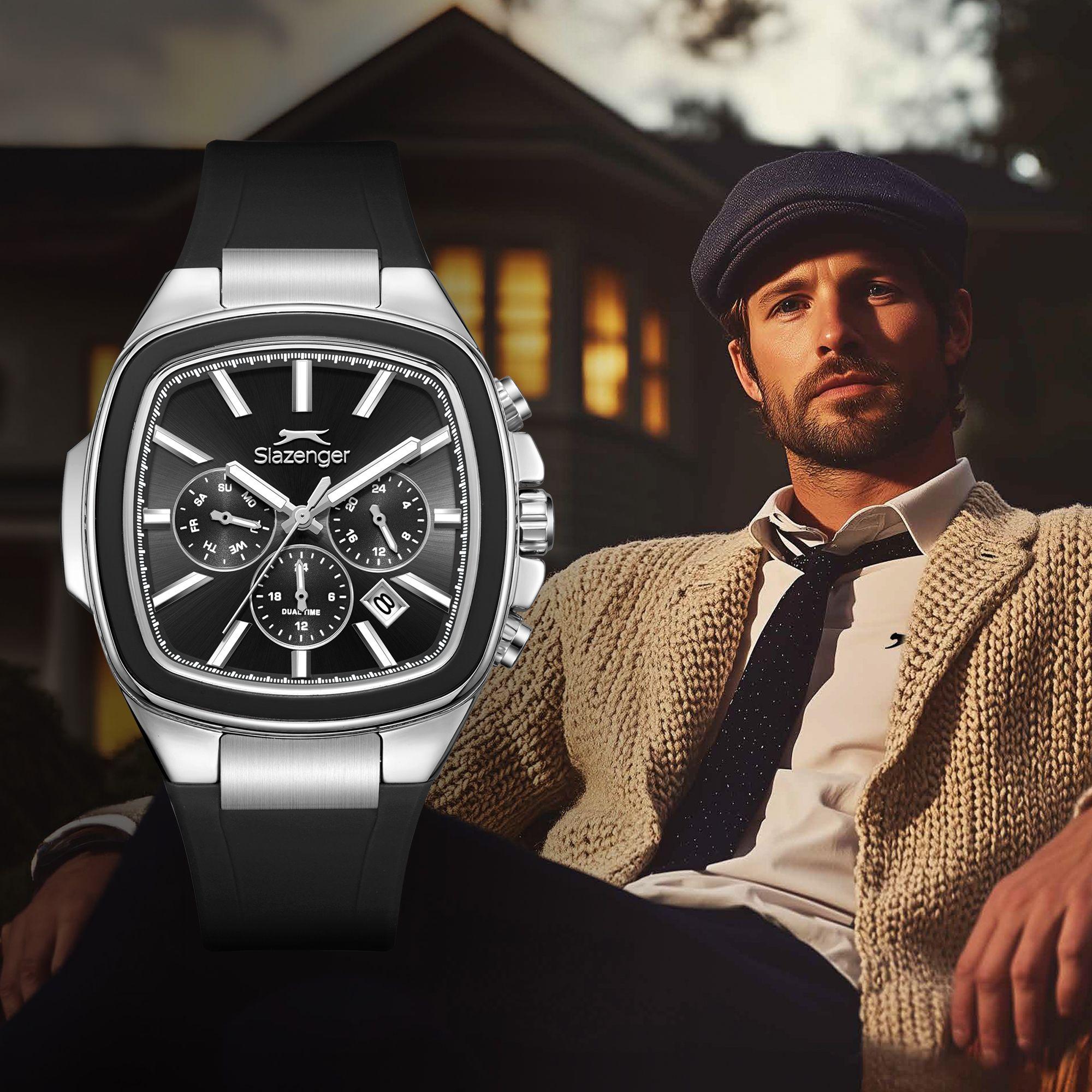 Slazenger Men's Multifunction Grey Dial Watch | SL.9.2643.2.361-men-watchesandjewellery-watches-image-2