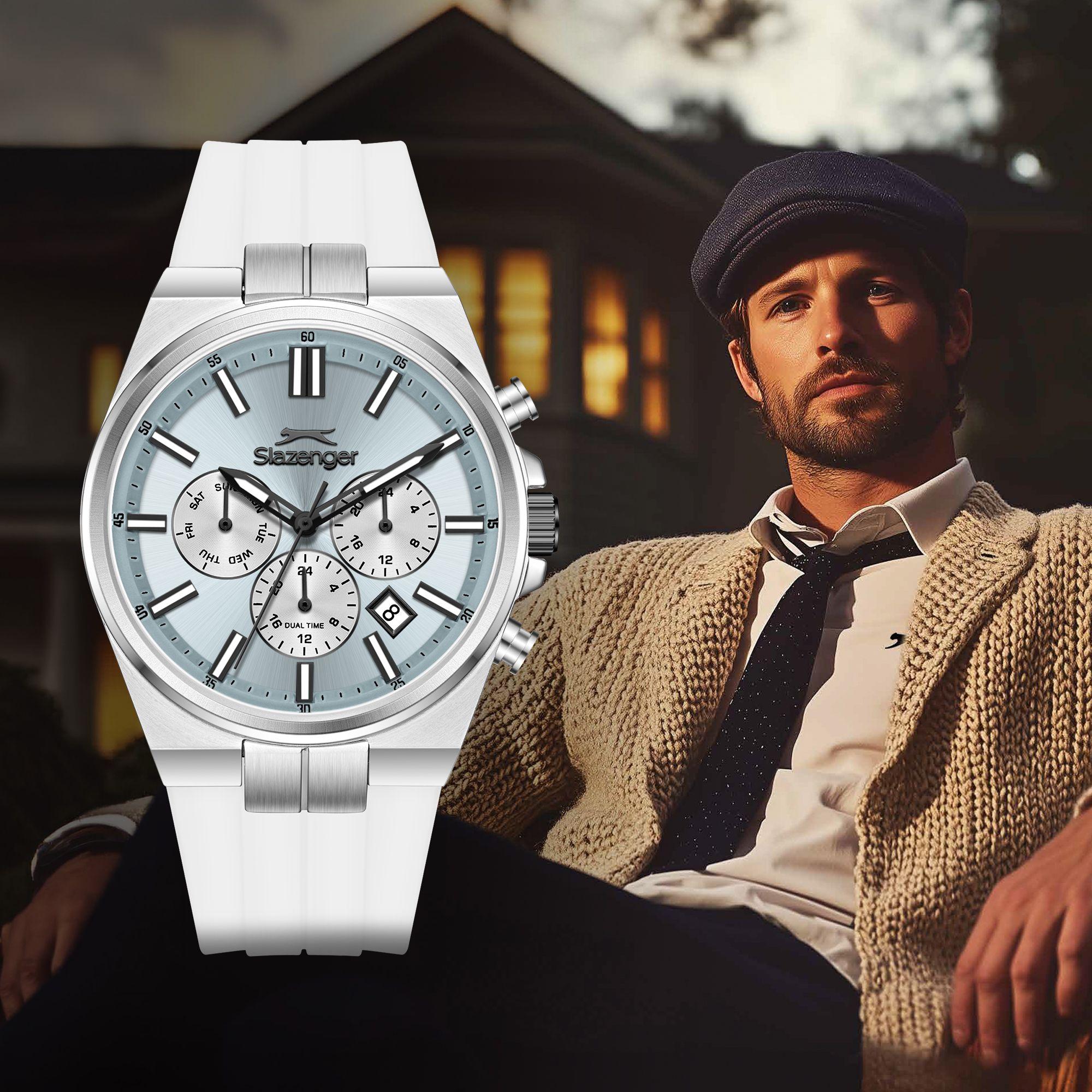 Slazenger Men's Multifunction Blue Dial Watch | SL.9.2651.2.303-men-watchesandjewellery-watches-image-2