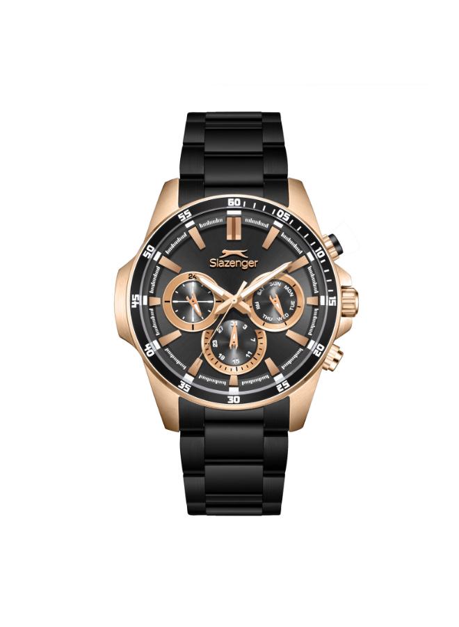 ساعة سلازنجر الرجالية متعددة الوظائف ذات مينا أسود | SL.9.2456.2.05-men-watchesandjewellery-watches-image-1