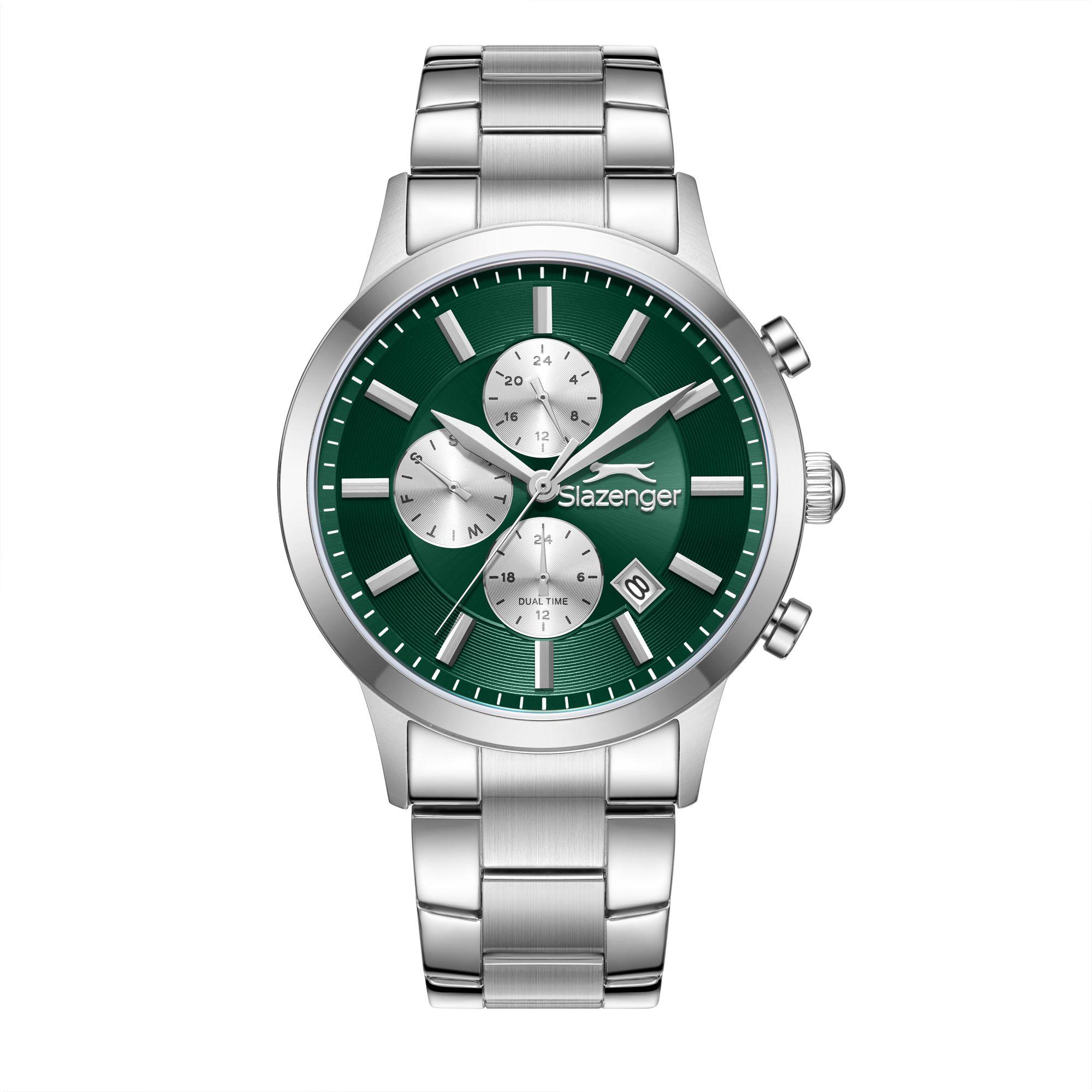 Slazenger Men's Multifunction Dark Green Dial Watch | SL.9.2264.2.06-men-watchesandjewellery-watches-image-1